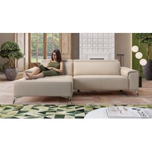 sofanella BELLA Polsterecke kompakt & hochwertig Relaxsofa Ecksofa 209x78x100cm Beige