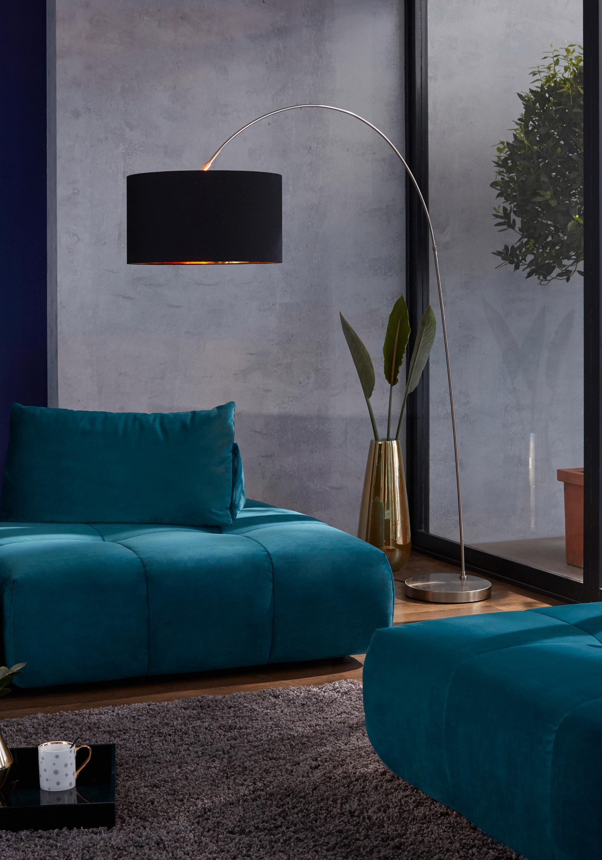 Guido Maria Kretschmer Home&Living Sofaelement »Lyon« blau  Samtstoff