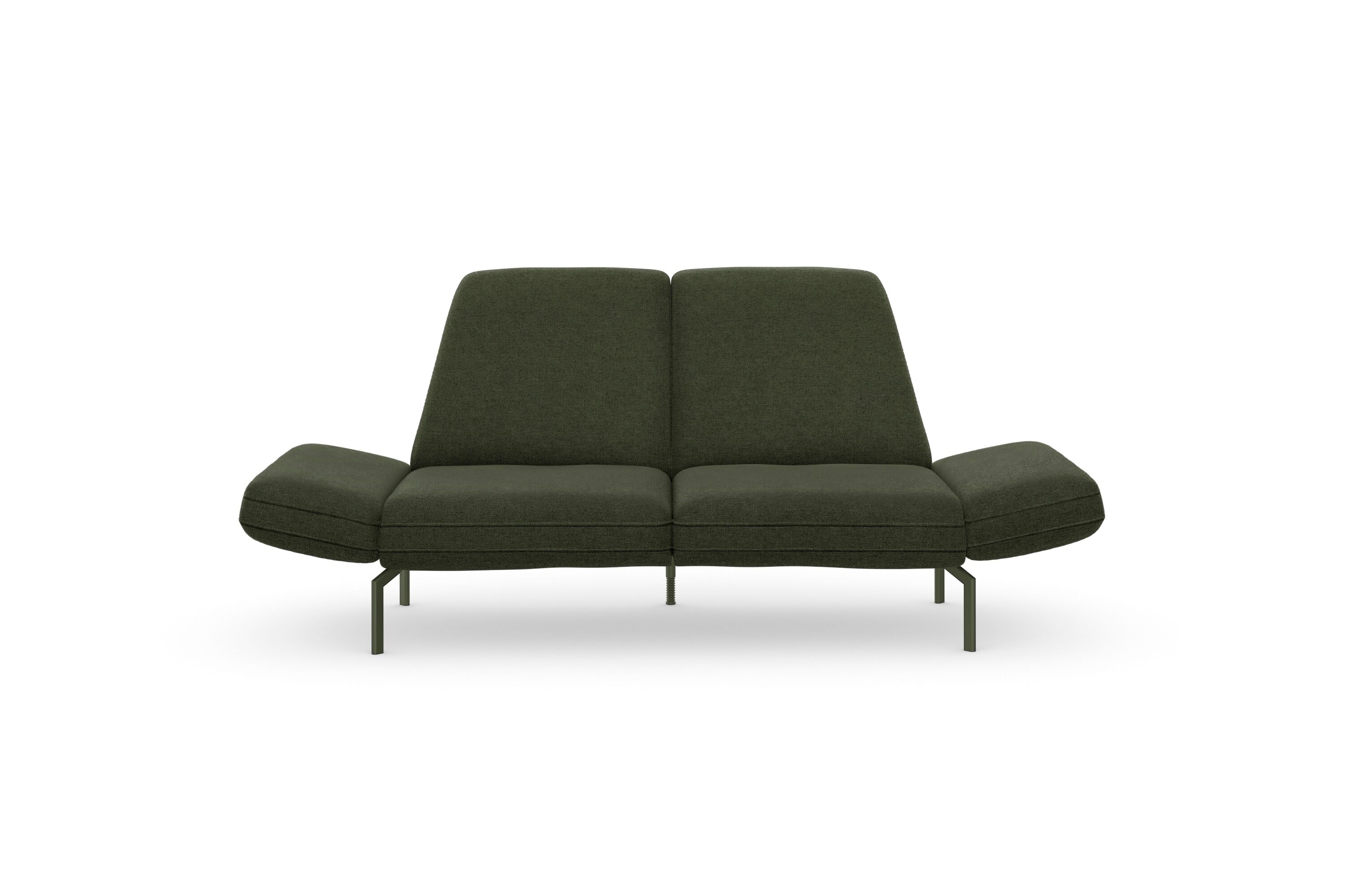 DOMO collection 2-Sitzer »Avellino«, mit Arm- und Rückenfunktion grün