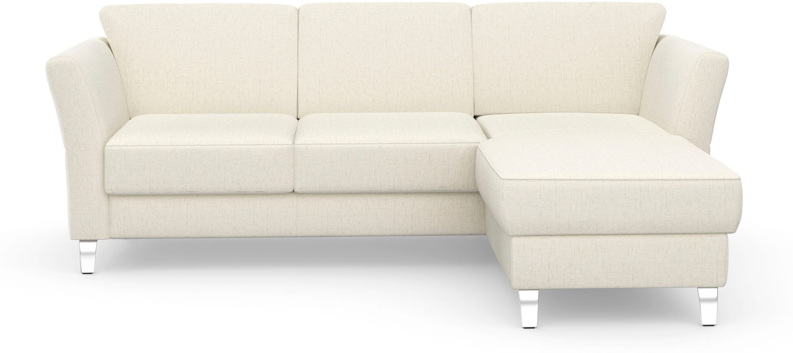 sit&more Ecksofa »Visby V«, wahlweise mit Bettfunktion und Bettkasten, frei... beige