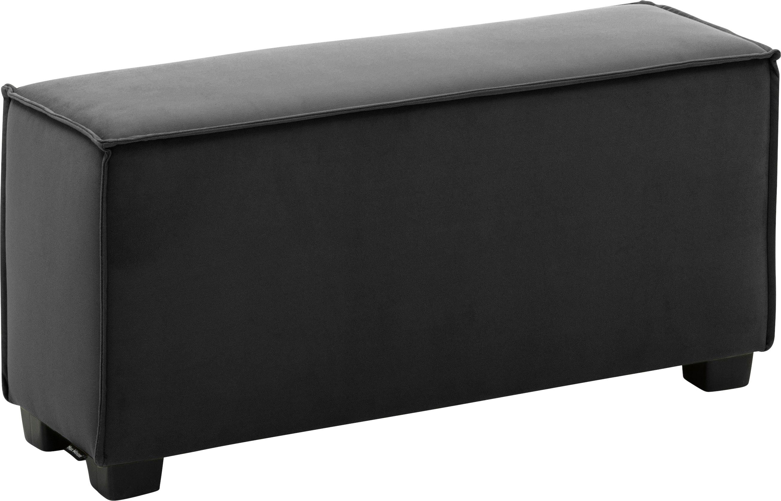 Max Winzer® Sofaelement »MOVE«, Einzelelement 90/30/42 cm, individuell... schwarz
