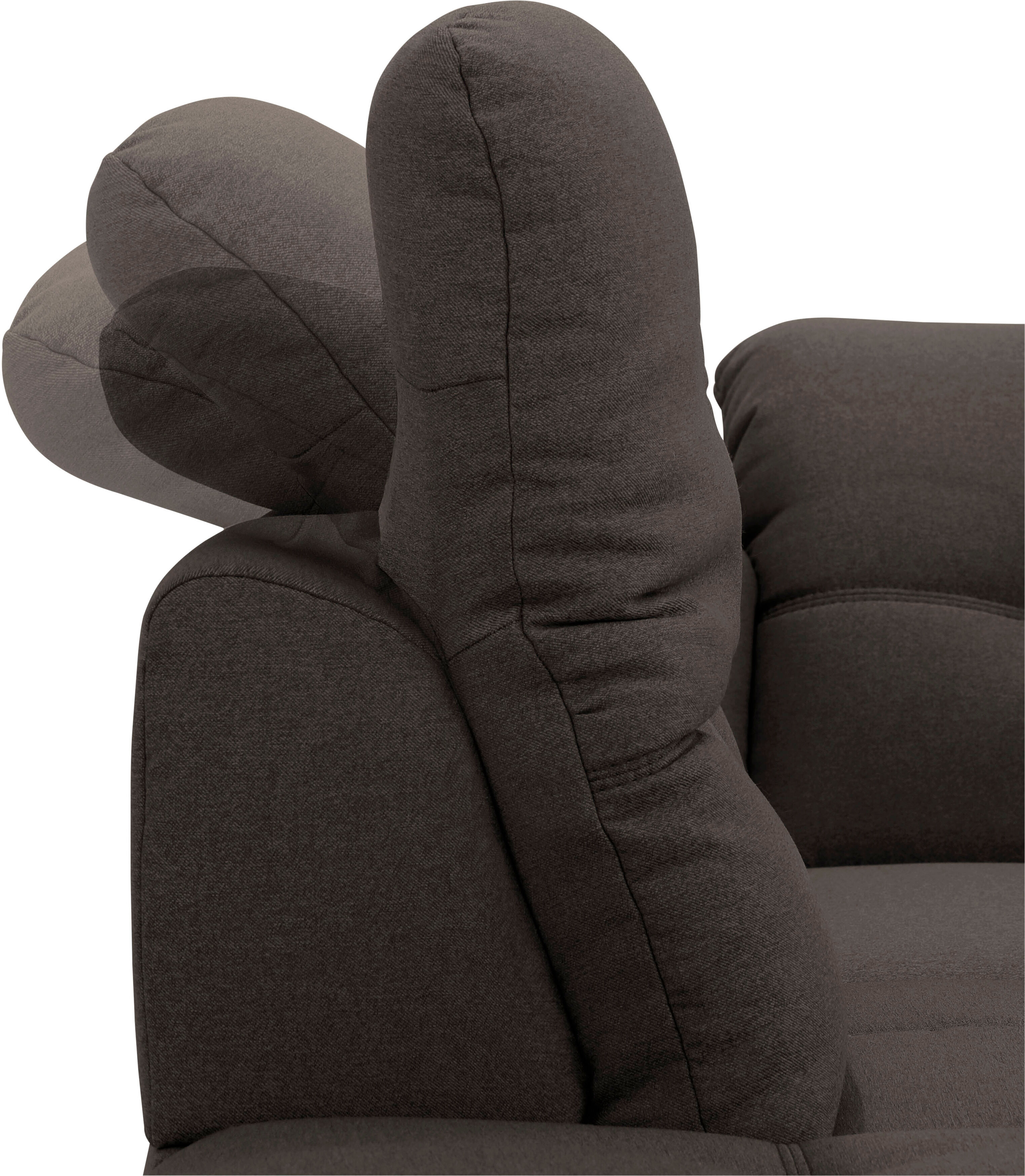 Home affaire Ecksofa »Lotus Home Luxus«, belastbar bis zu 140kg, incl.... braun