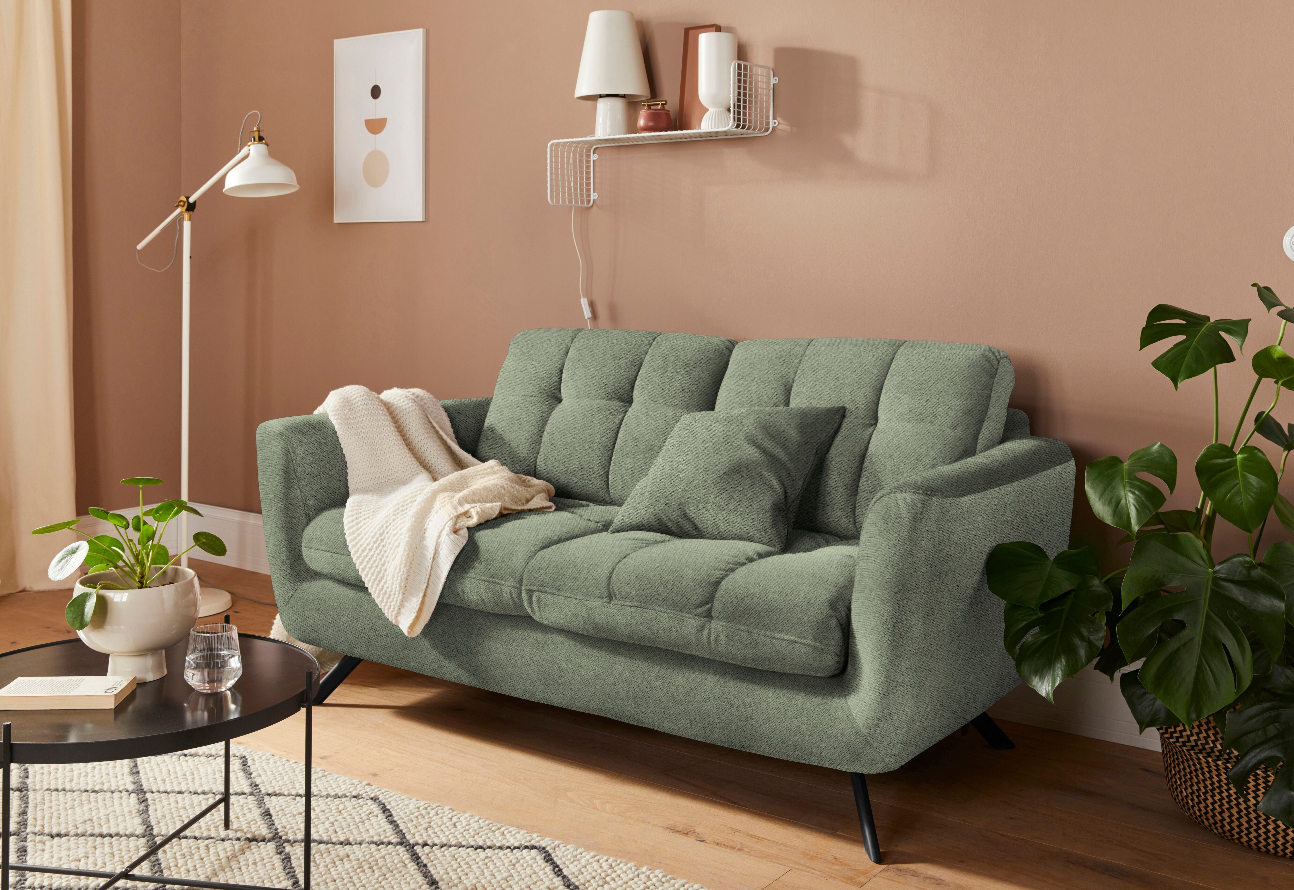 Mr. Couch 2-Sitzer »Hailey«, 5 Jahre Hersteller-Garantie auf... grün