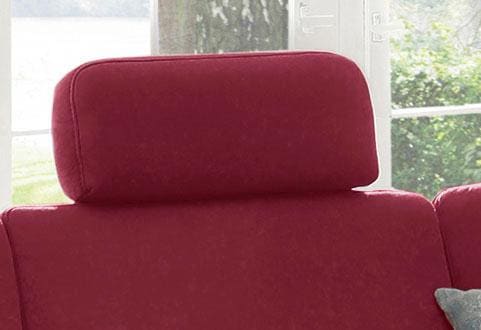 Home affaire Kopfstütze »Alta« rot  Luxus-Microfaser ALTARA NUBUCK®