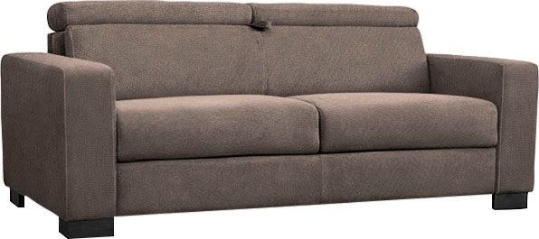 INOSIGN Schlafsofa »Sorrent«, inkl. Matratze und klappbaren Metallgestell,... beige