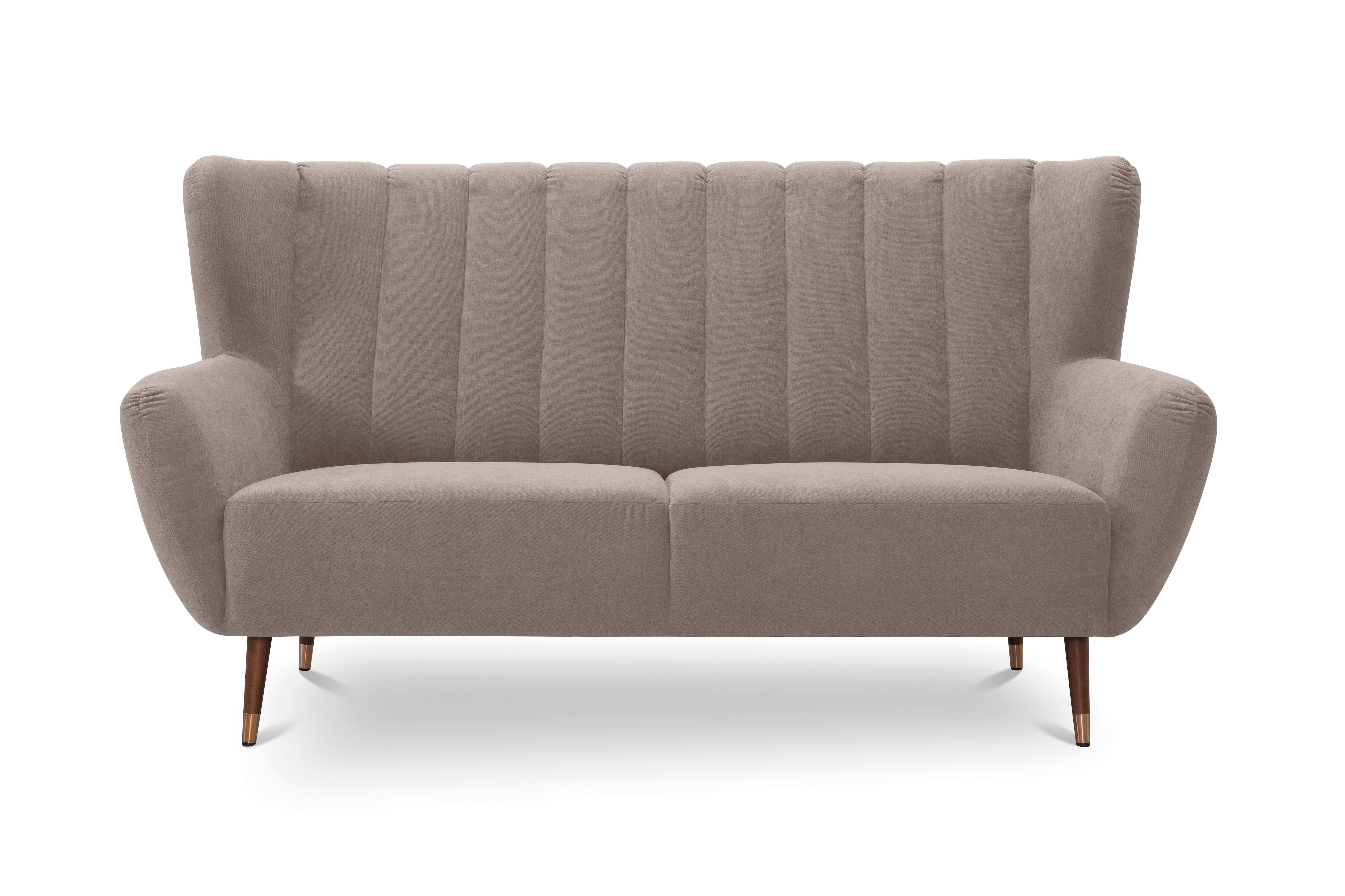 exxpo - sofa fashion 3-Sitzer grau