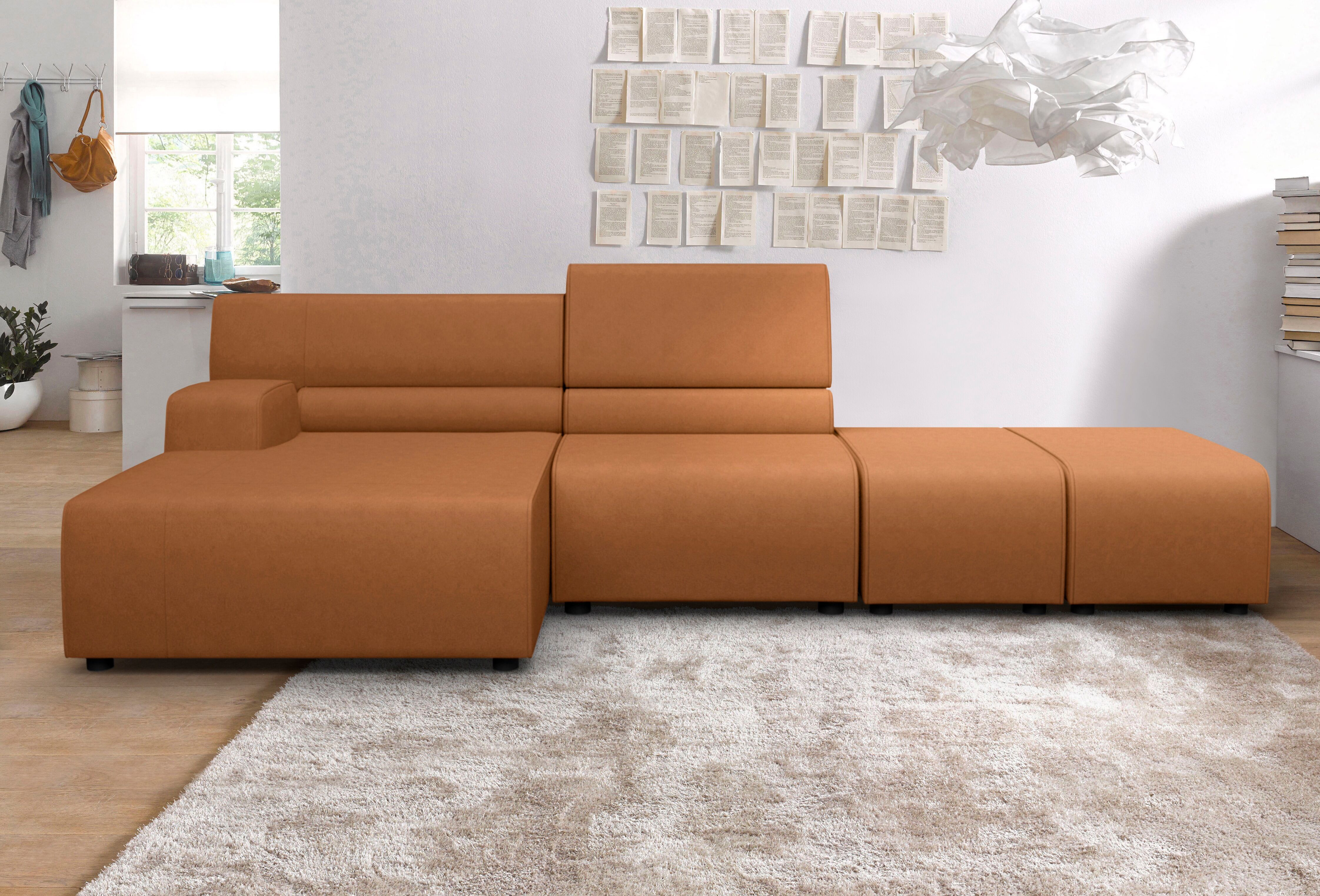 Egoitaliano Ecksofa »Babouche« braun