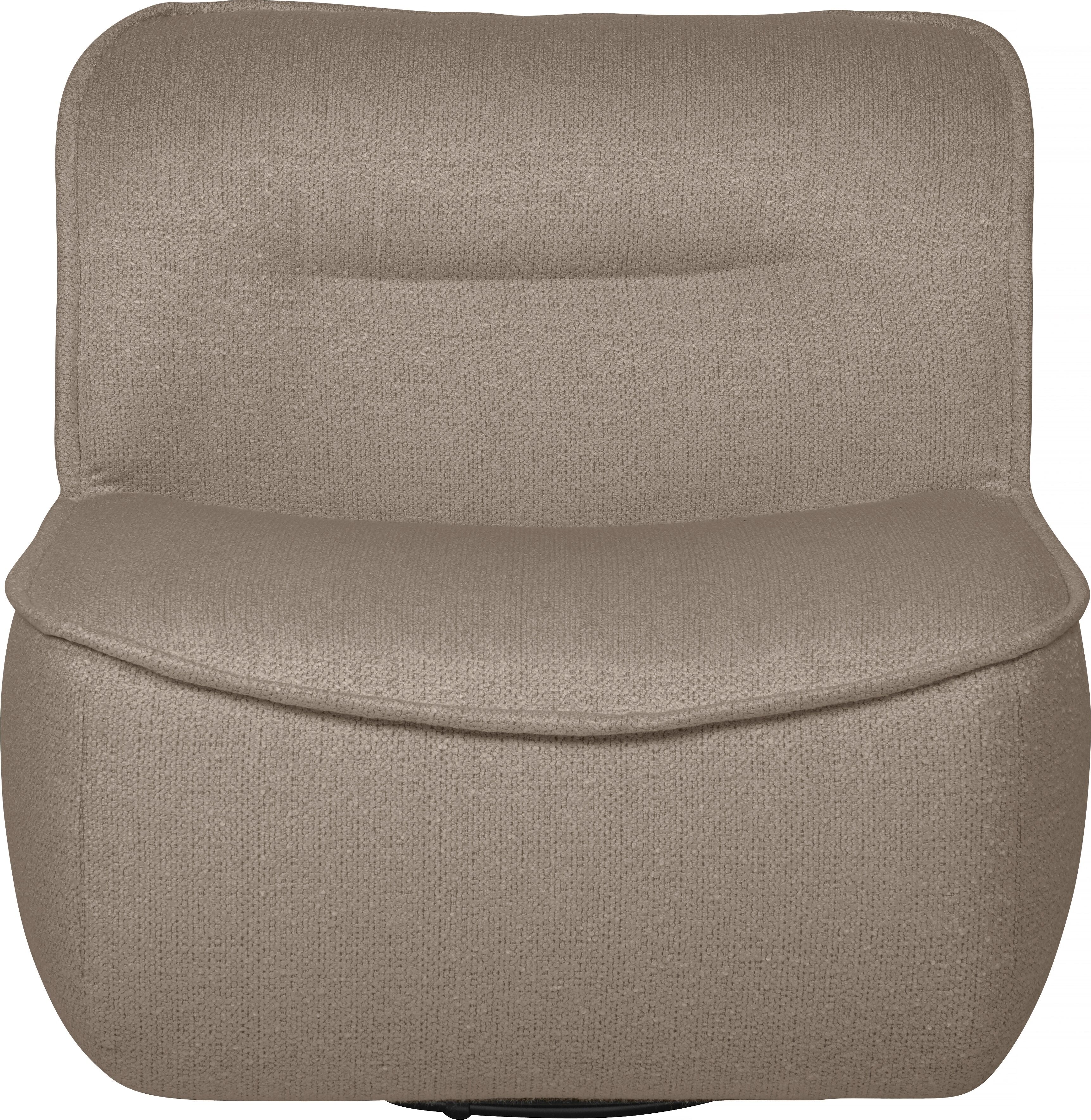 furninova Loungesessel »Gorm«, mit Drehfunktion und attraktiver Spezialnaht,... beige