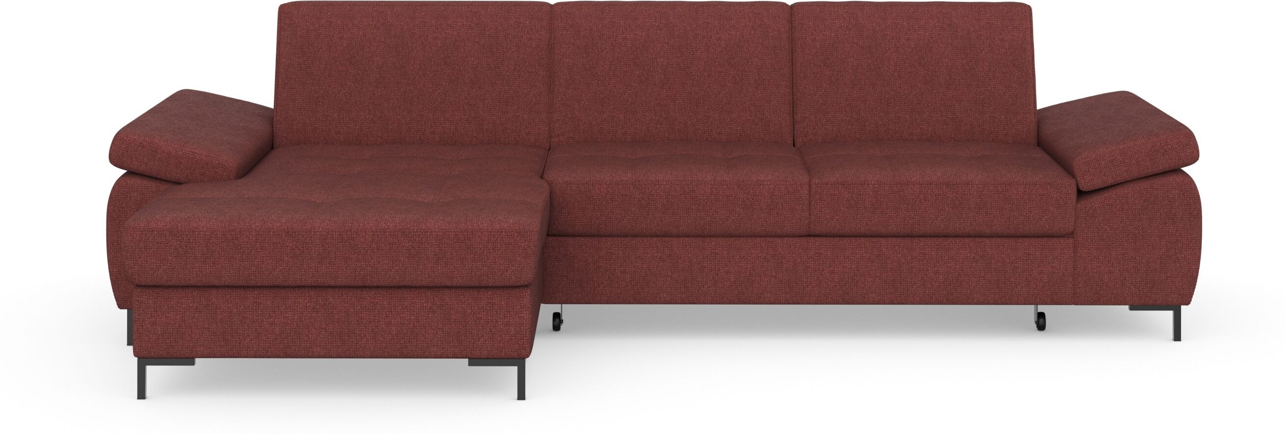 DOMO collection Ecksofa »Capelo«, mit Armteilverstellung, wahlweise mit... lila