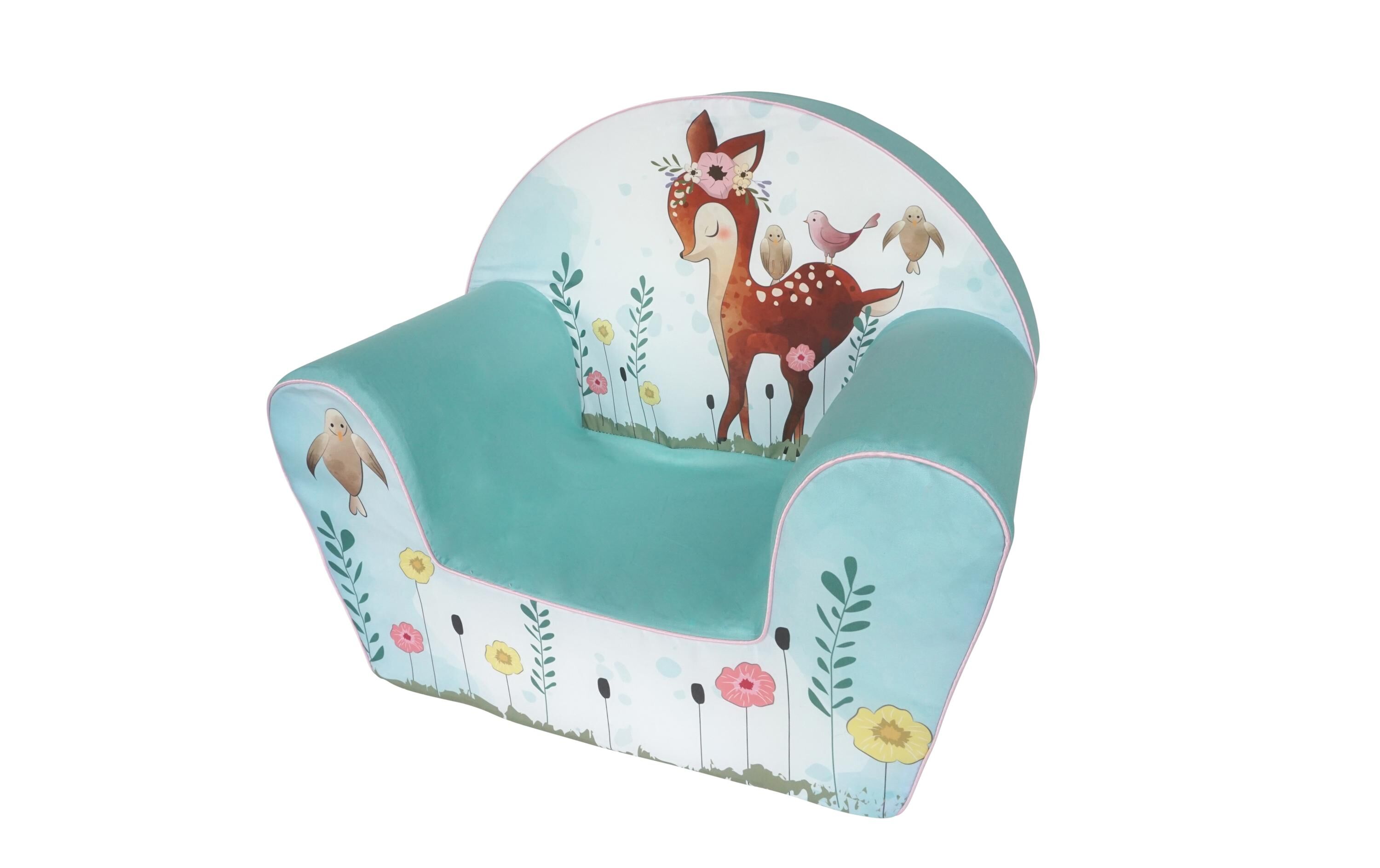 Knorrtoys® Sessel »Kinder Fawn« blau