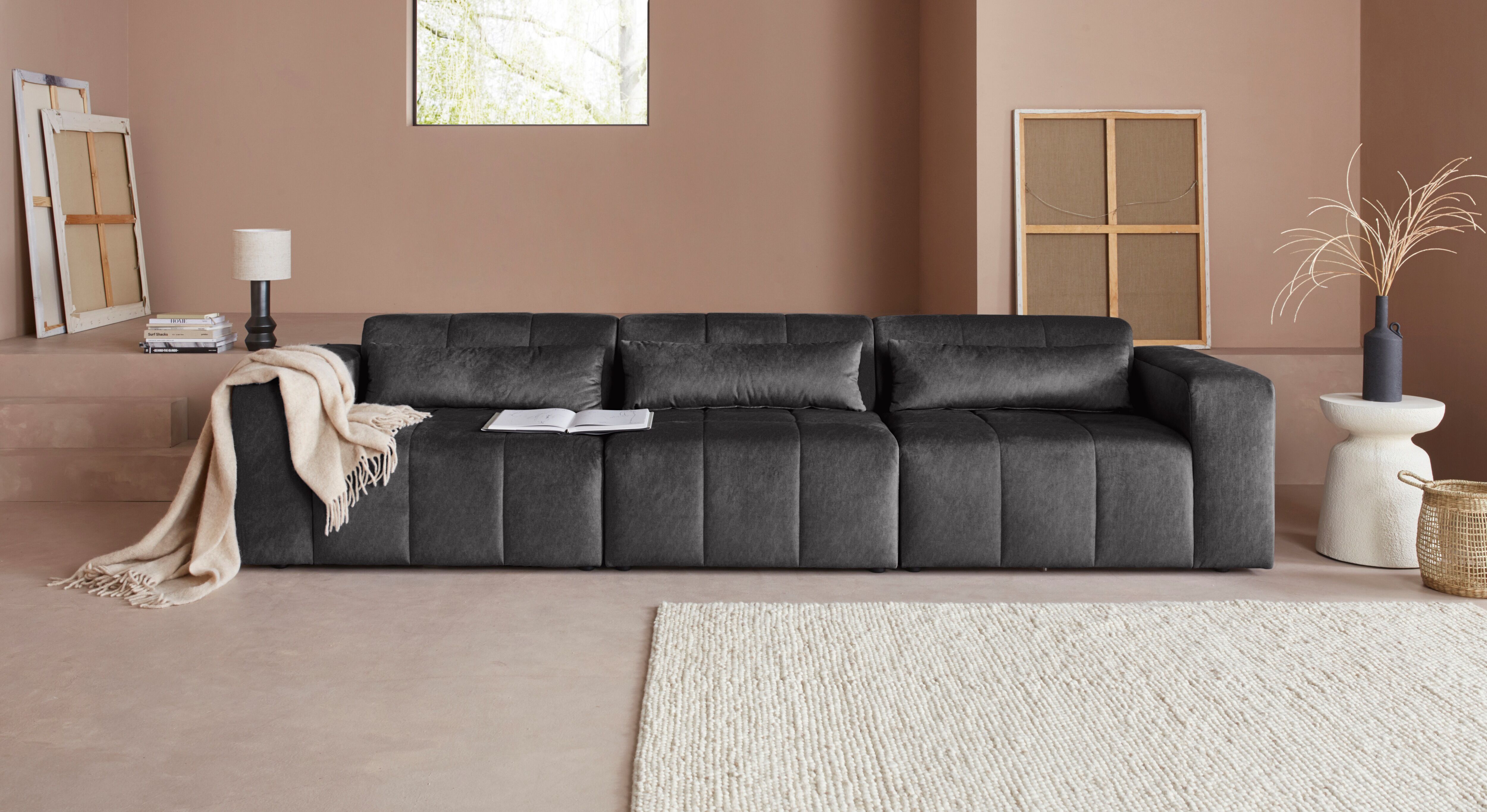 LeGer Home by Lena Gercke Ecksofa »Maileen«, Modulsofa, bestehend aus 4... schwarz