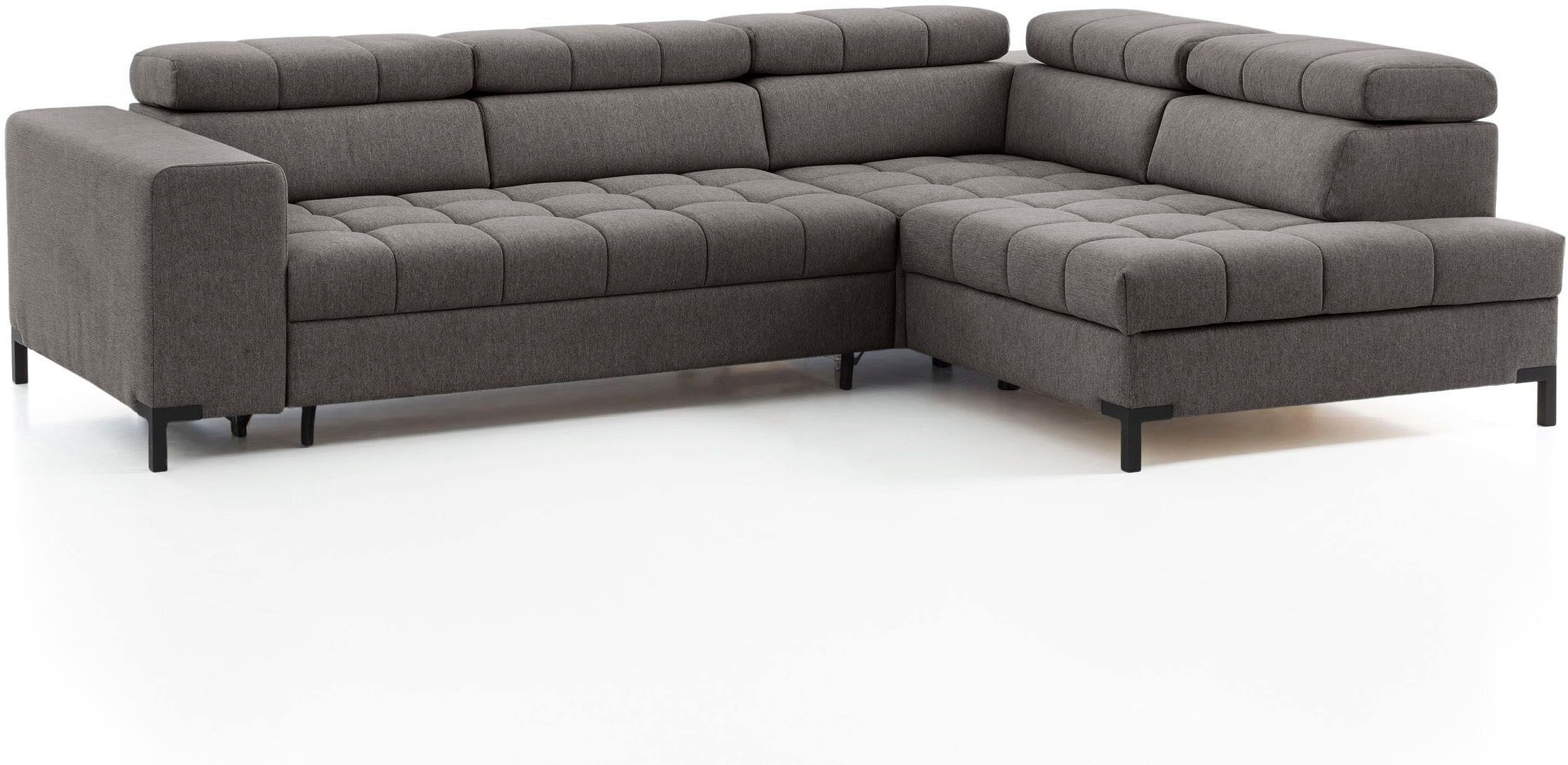 exxpo - sofa fashion Ecksofa, Steppung im Sitzbereich, Wahlweise mit...