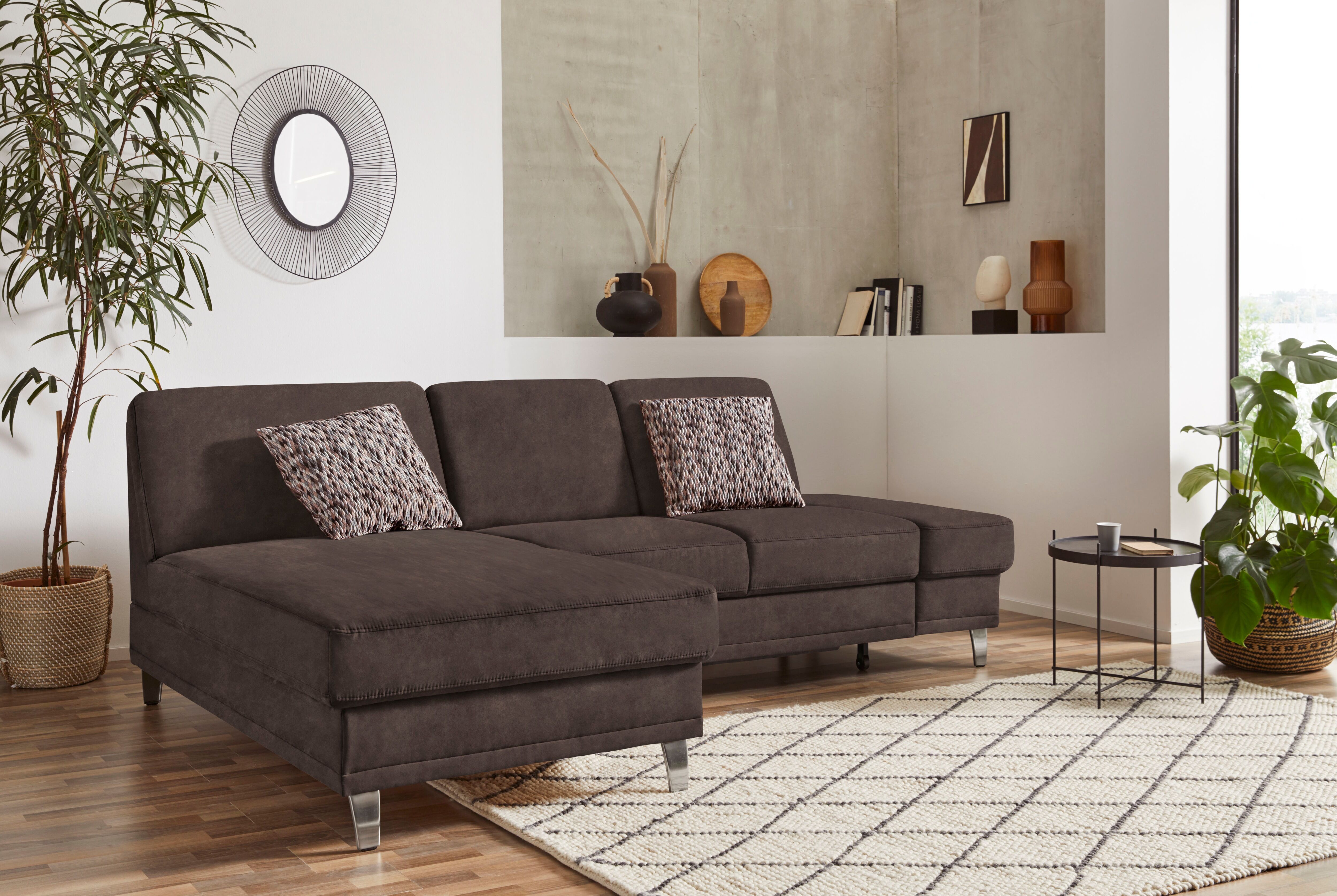 sit&more Ecksofa »Clio V«, wahlweise mit Bettfunktion oder Vorziehsitz und... braun