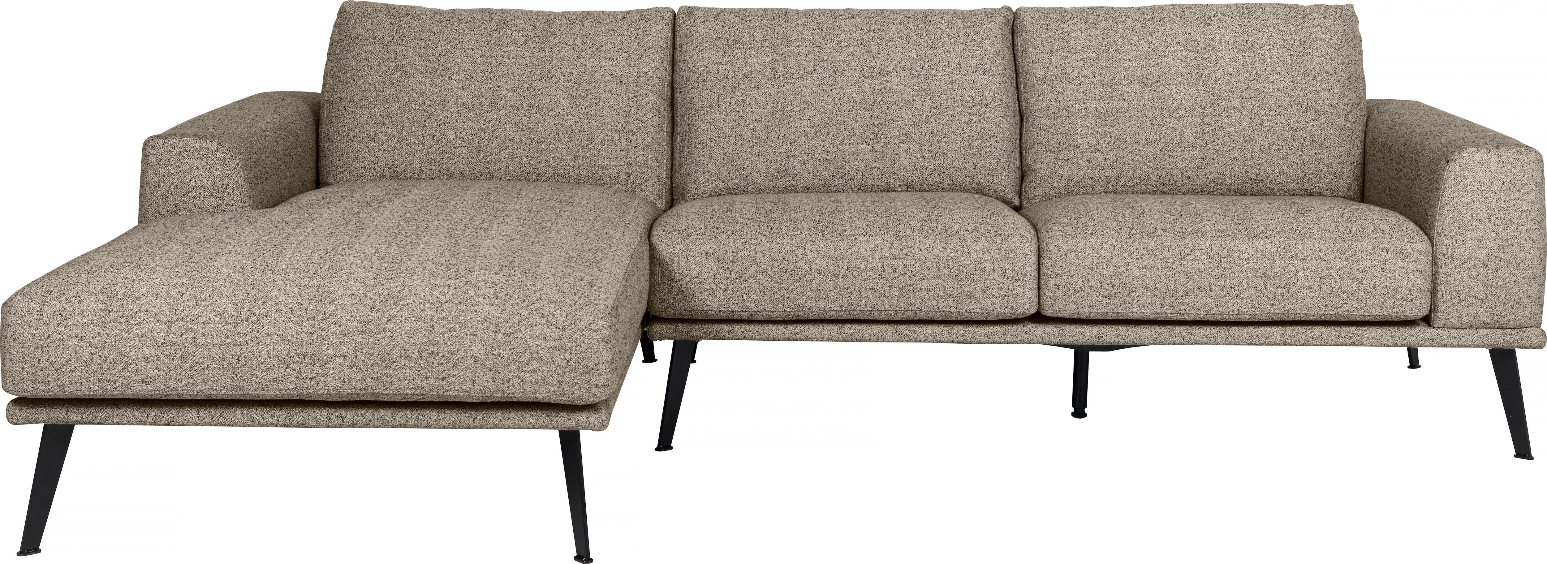 furninova Ecksofa »Elara«, im skandinavischen Design braun