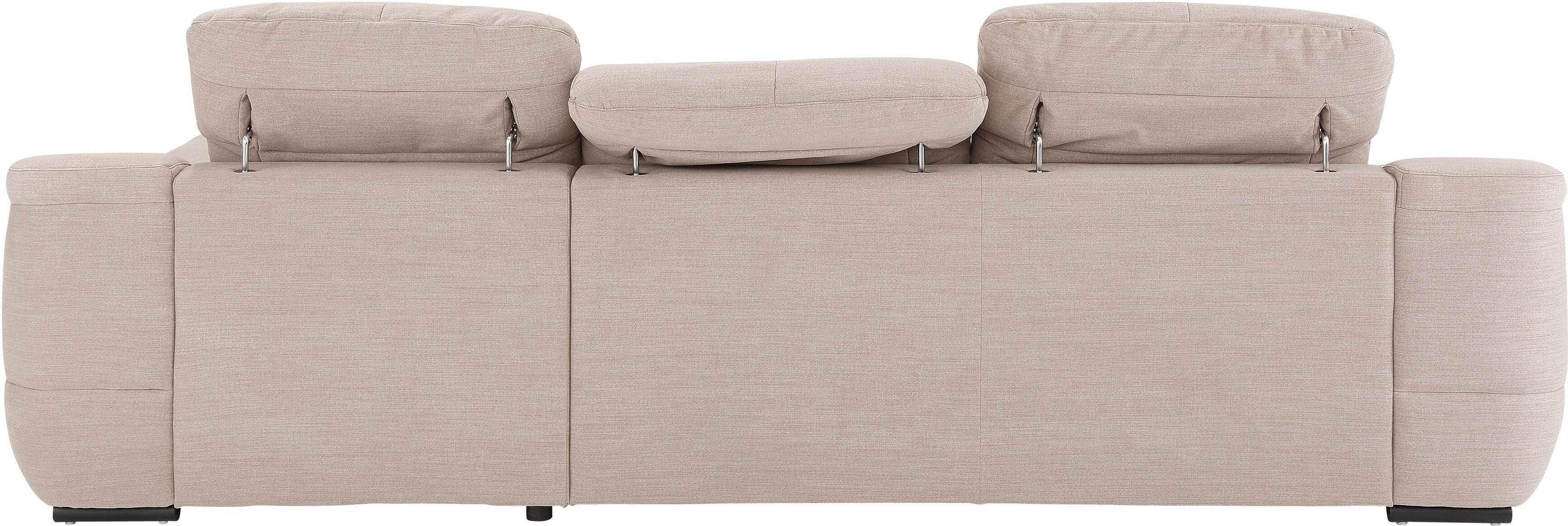 Home affaire Ecksofa »Lezáun«, Inklusive Kopfteilverstellung, auch mit... beige