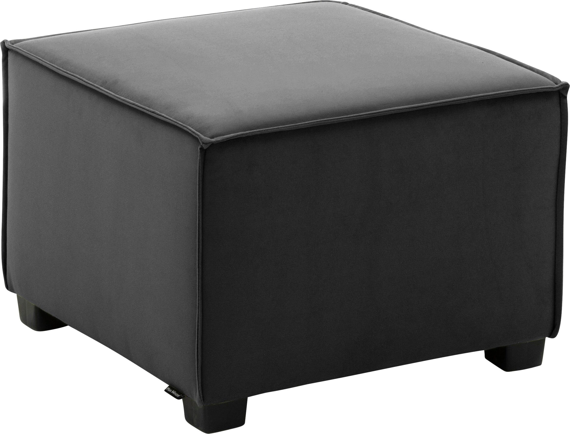 Max Winzer® Sofaelement »MOVE«, Einzelelement 60/60/42 cm, individuell... schwarz