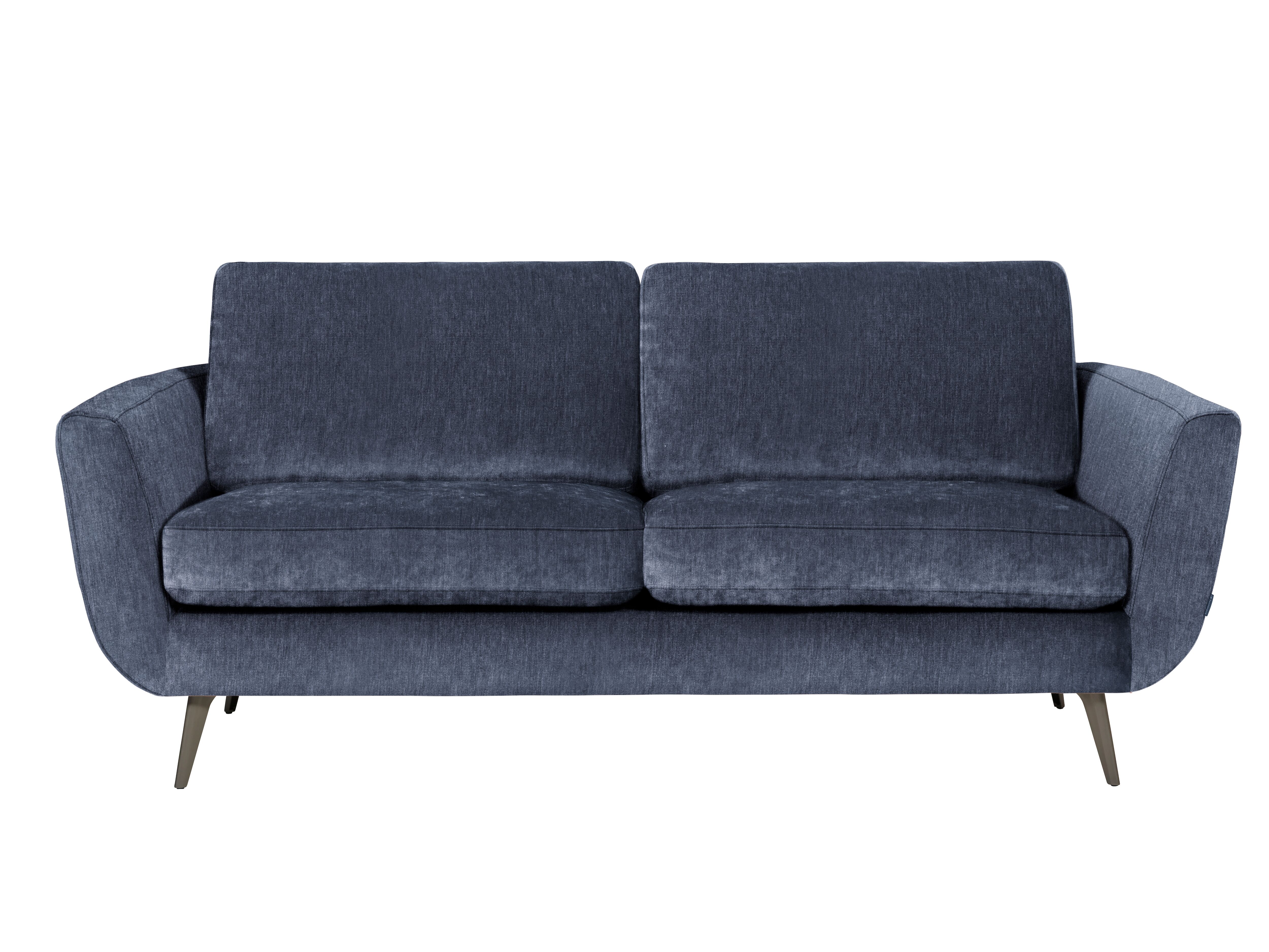 furninova 2,5-Sitzer »Smile«, im skandinavischen Design blau