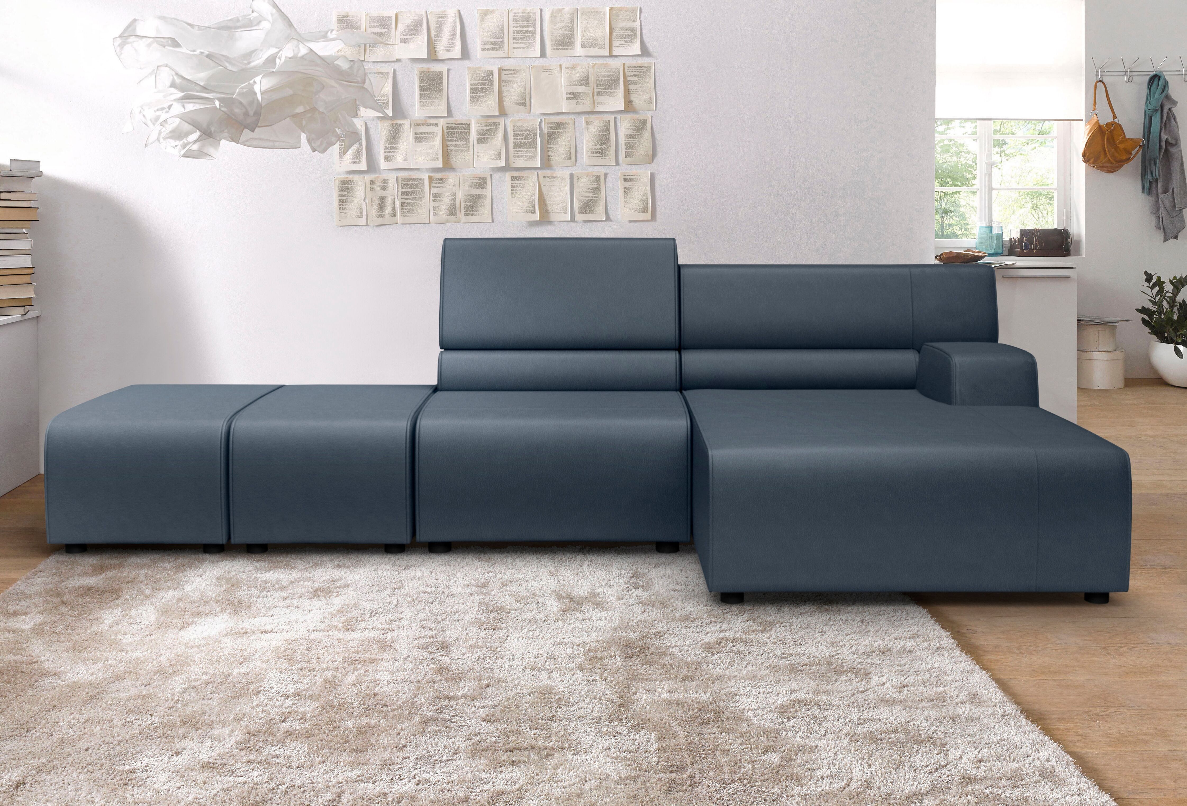 Egoitaliano Ecksofa »Babouche« grau