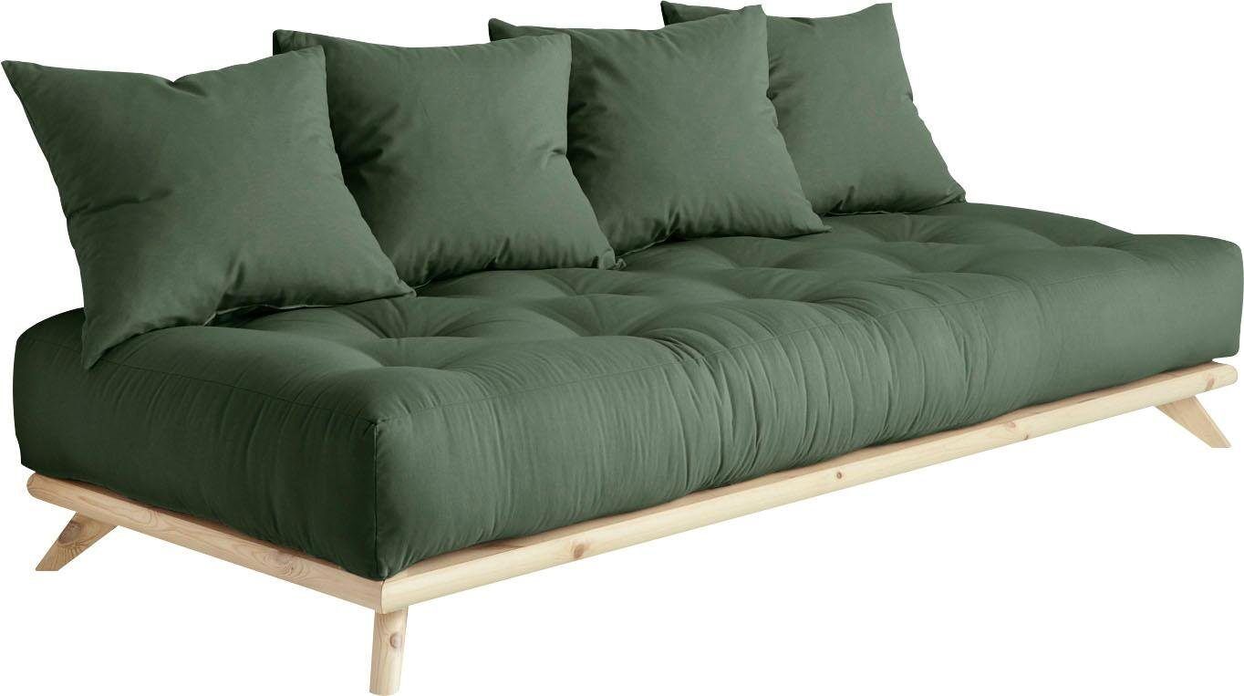 Karup Design Daybett »Senza Daybed«, mit Holzstruktur grün  Baumwollmix