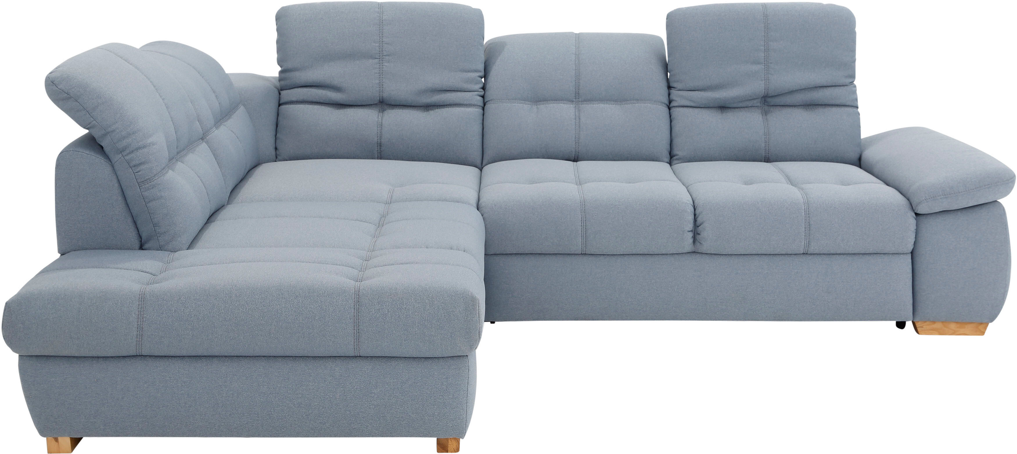 Home affaire Ecksofa »Lotus Home Luxus«, belastbar bis zu 140kg, incl.... blau