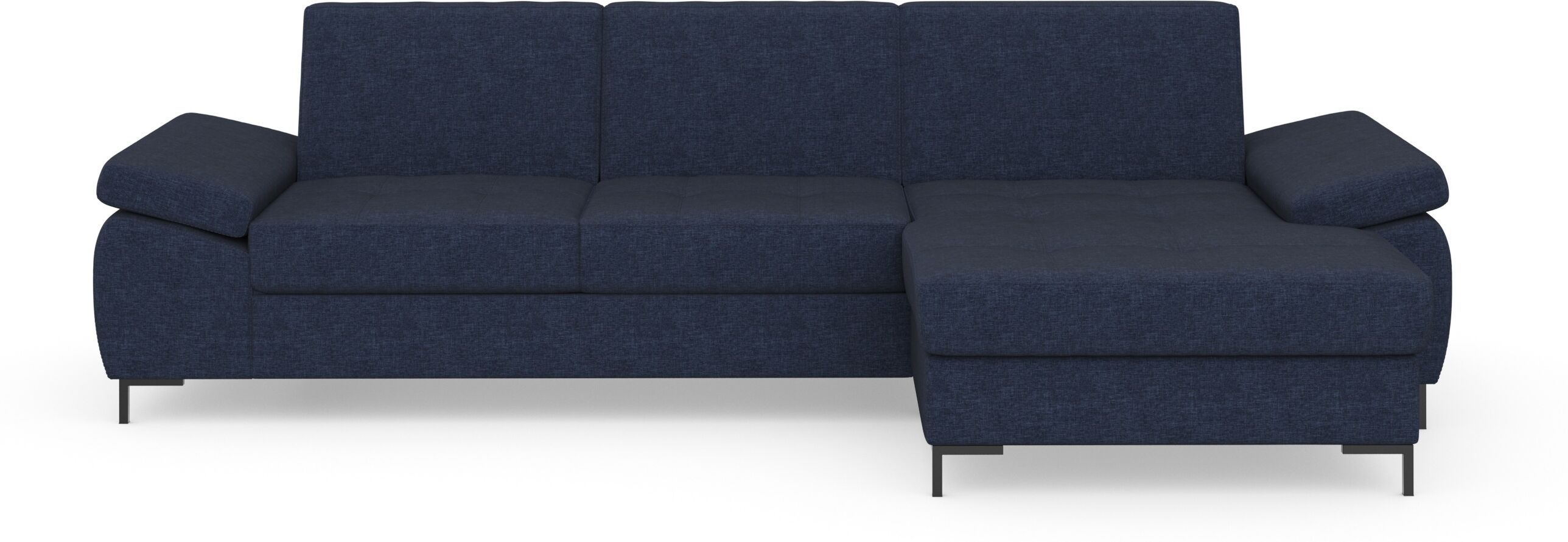 DOMO collection Ecksofa »Capelo«, mit Armteilverstellung, wahlweise mit... blau