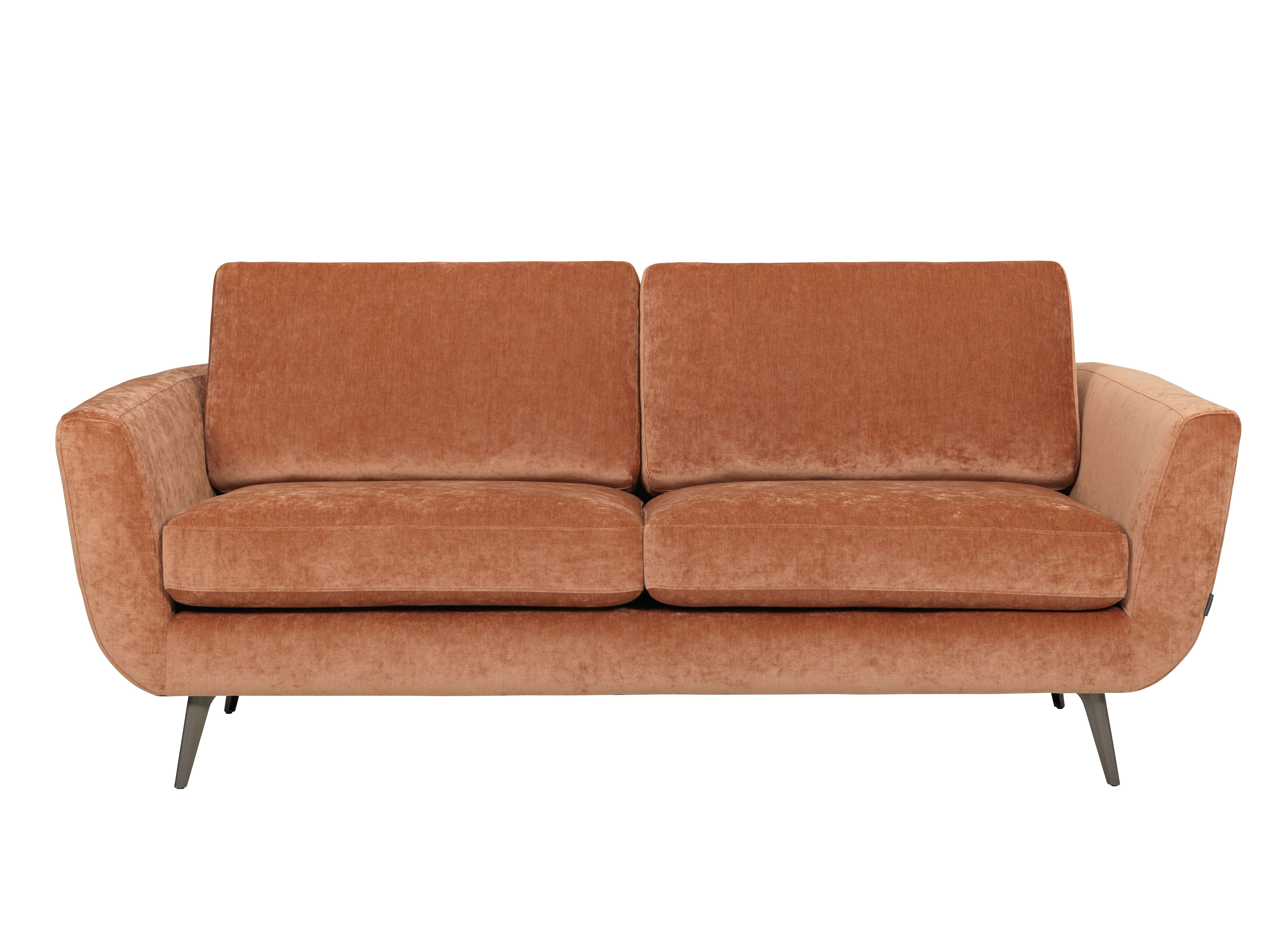 furninova 2,5-Sitzer »Smile«, im skandinavischen Design orange