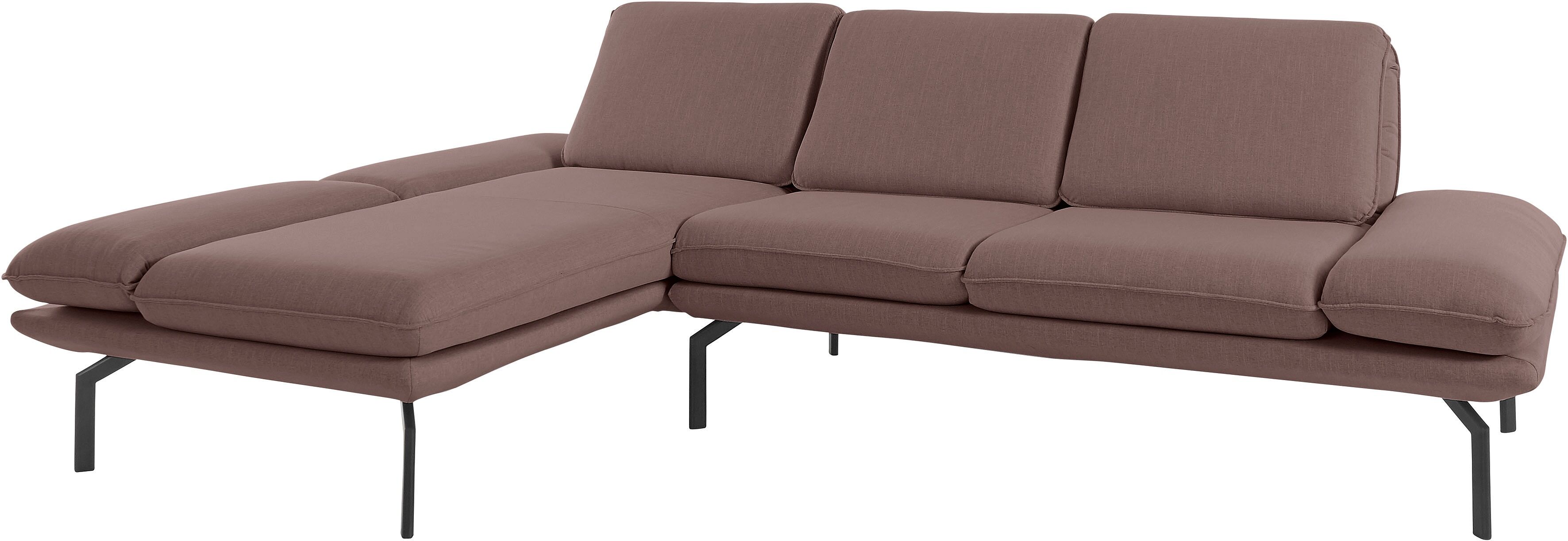 GOODproduct Ecksofa »Bennid«, Wahlweise mit Arm- und Rückenfunktion, alle... lila