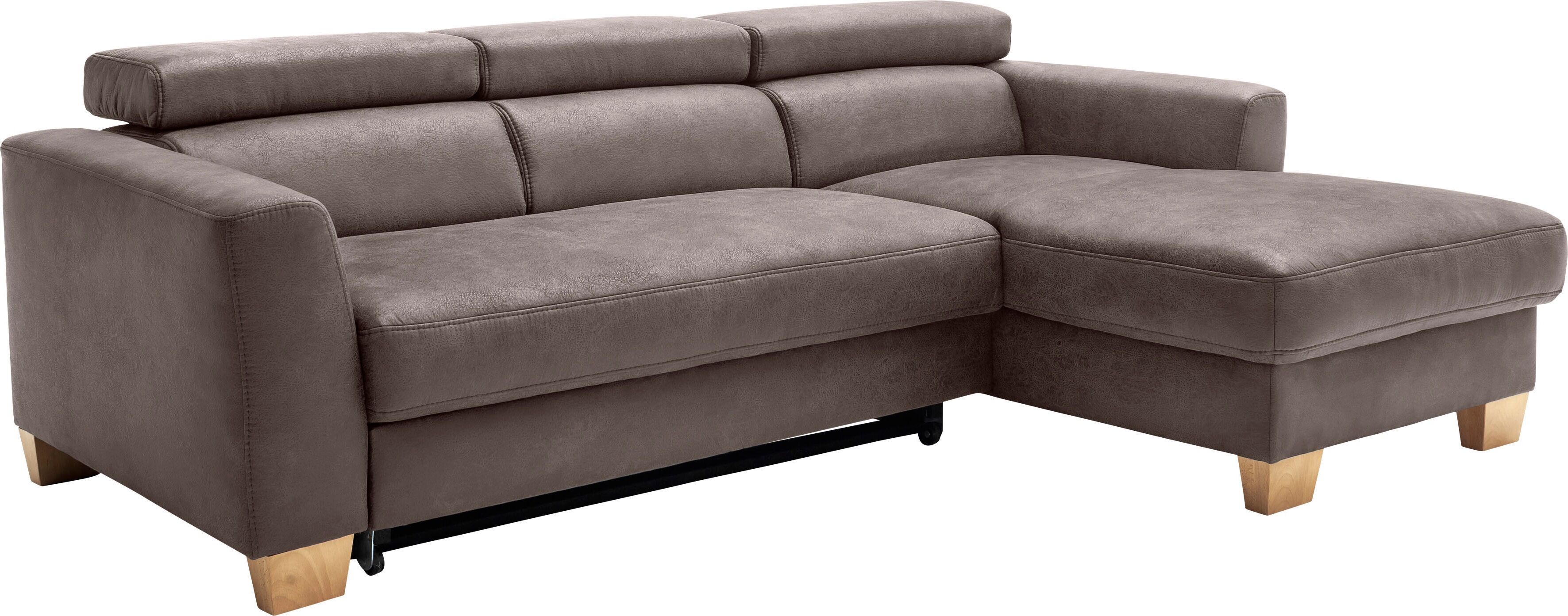 Home affaire Ecksofa »Steve Premium« braun