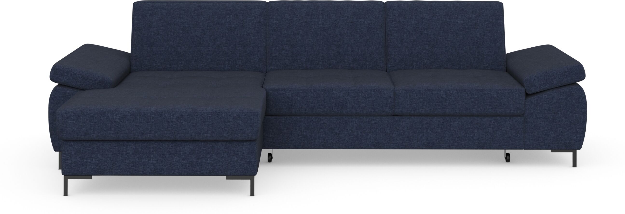 DOMO collection Ecksofa »Capelo«, mit Armteilverstellung, wahlweise mit... blau