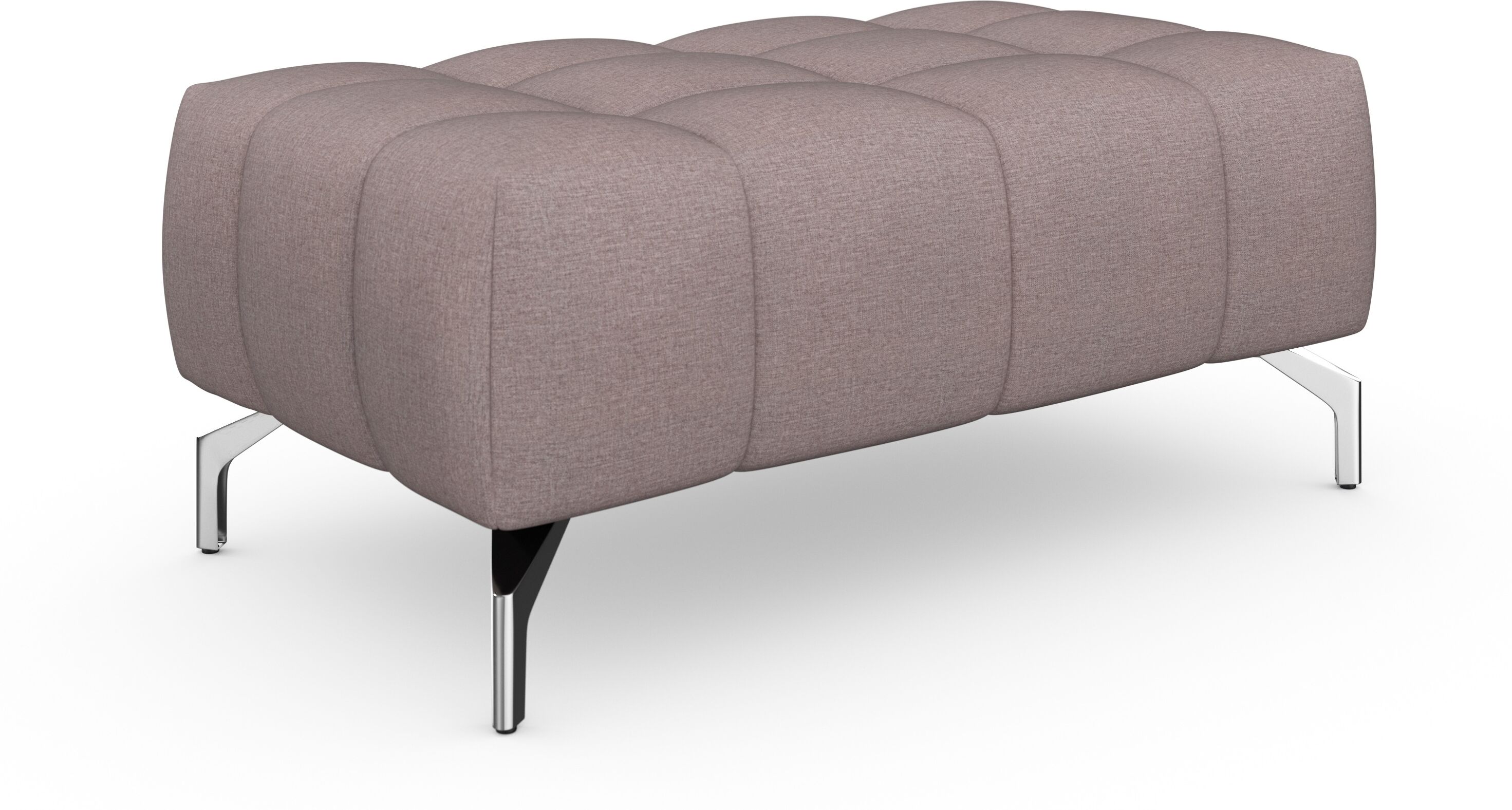 sit&more Hocker »Cool«, mit silberfarbenen Füssen rosa