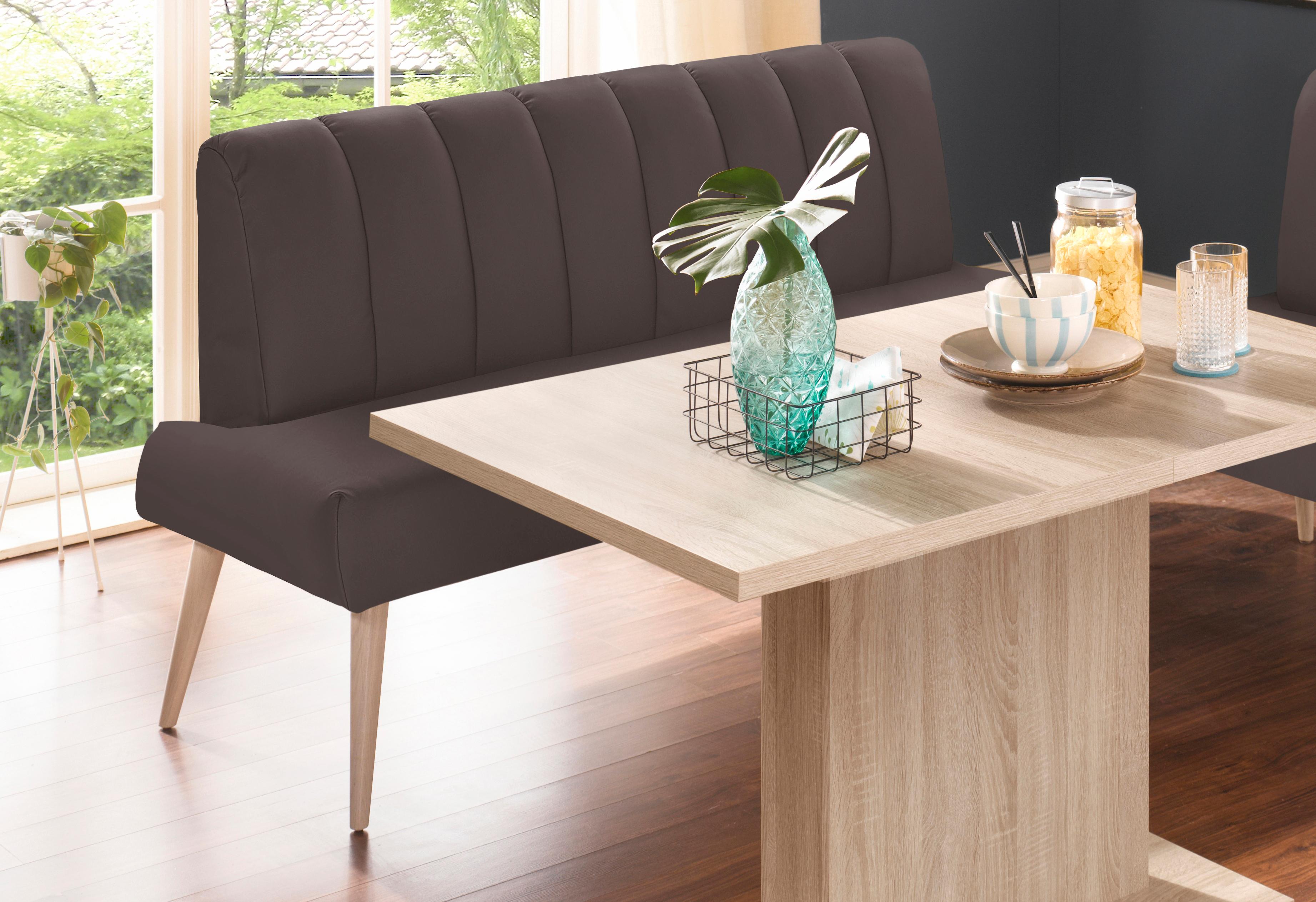 exxpo - sofa fashion Sitzbank »Costa«, Frei im Raum stellbar braun  NaturLEDER®