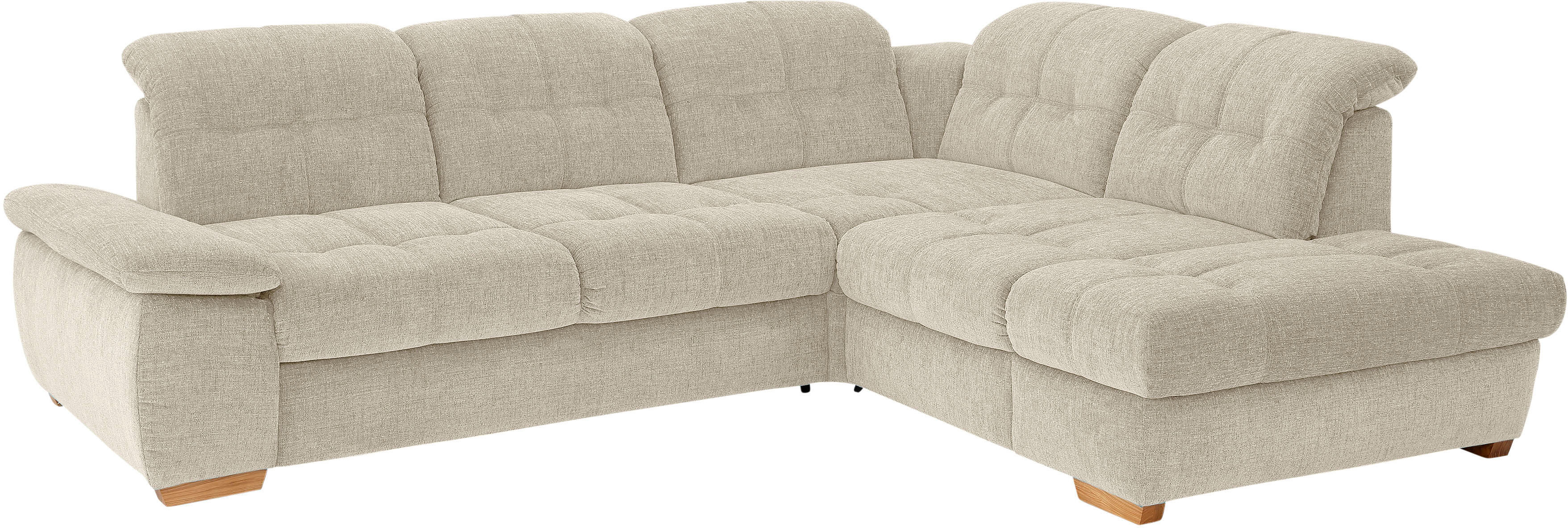 Home affaire Ecksofa »Lotus Home Luxus«, belastbar bis zu 140kg, incl.... beige