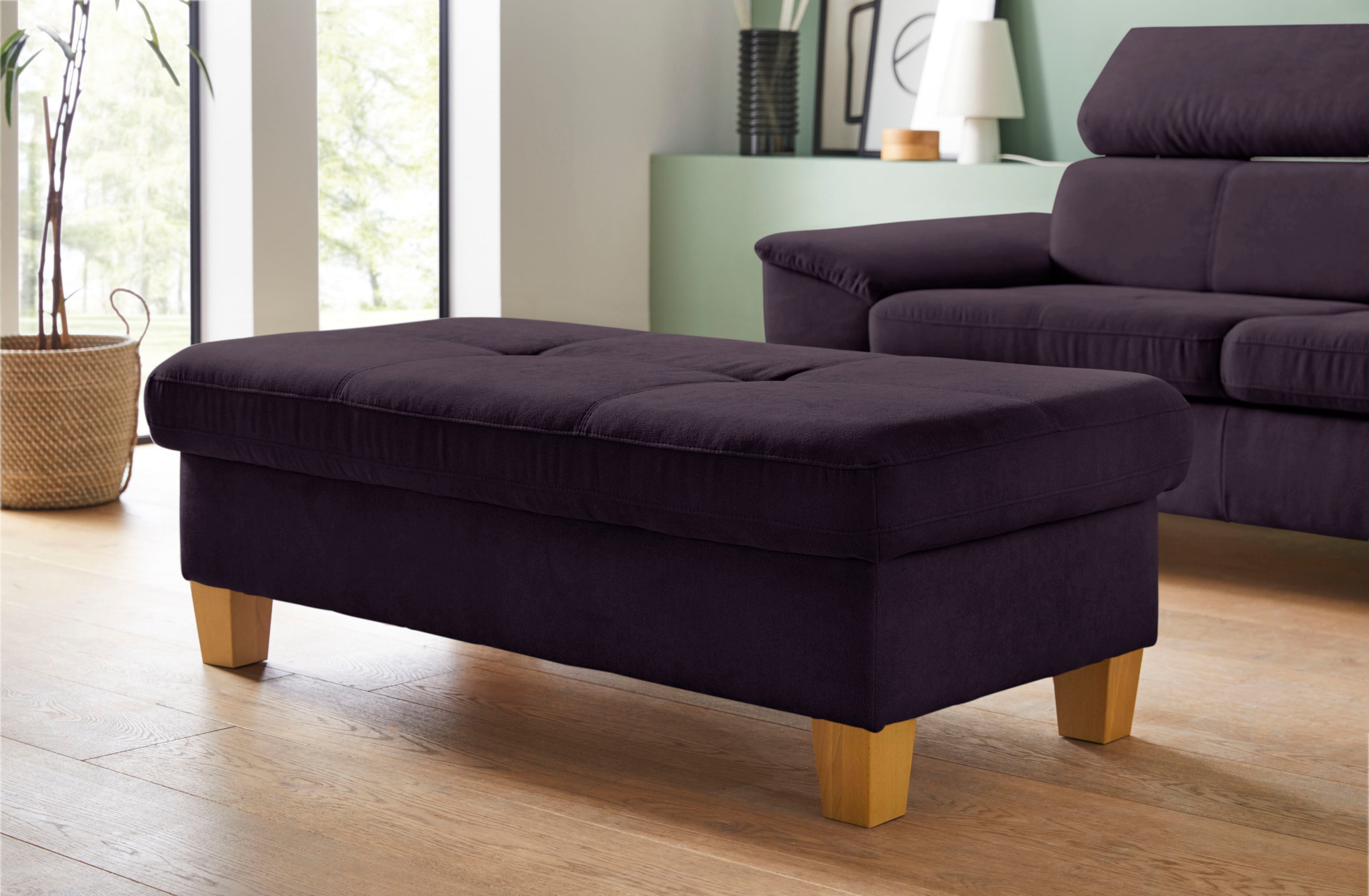 exxpo - sofa fashion Hocker lila