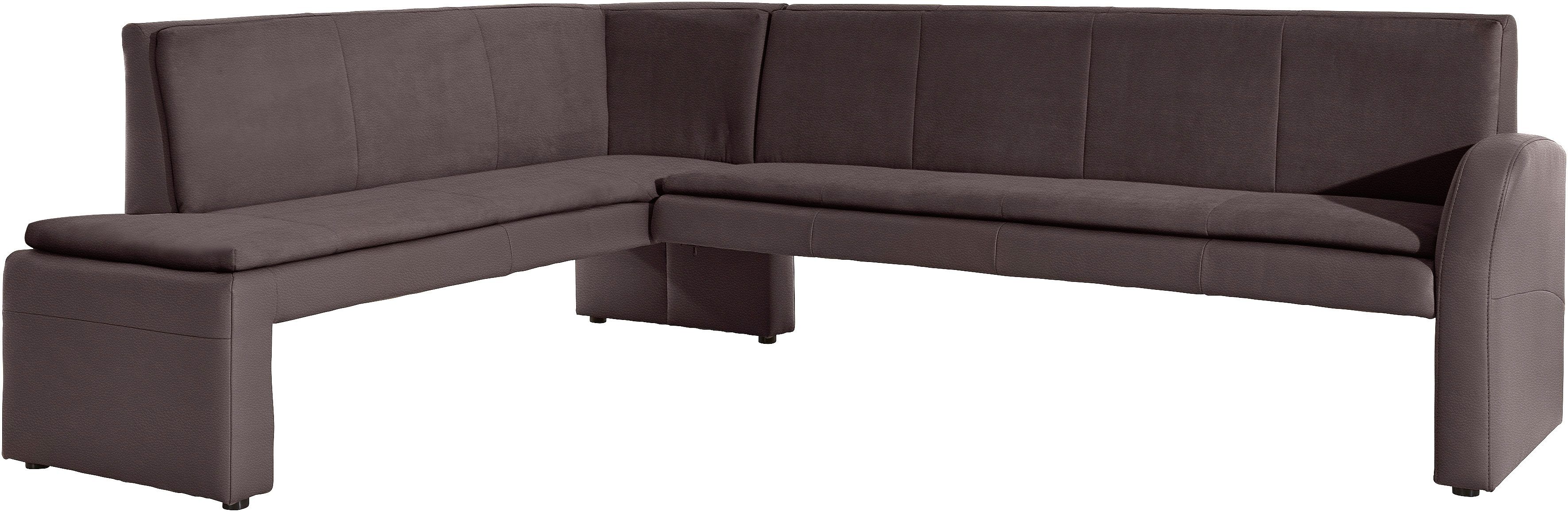 exxpo - sofa fashion Eckbank »Cortado«, Frei im Raum stellbar braun  NaturLEDER®