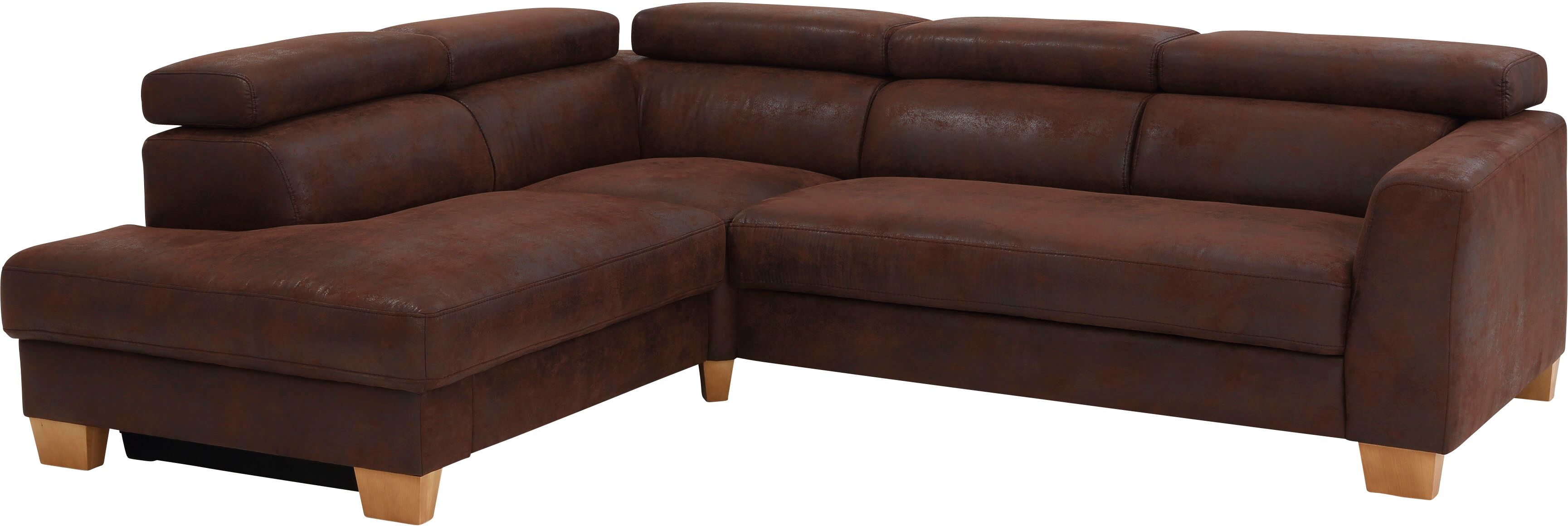 Home affaire Ecksofa »Steve Premium« braun