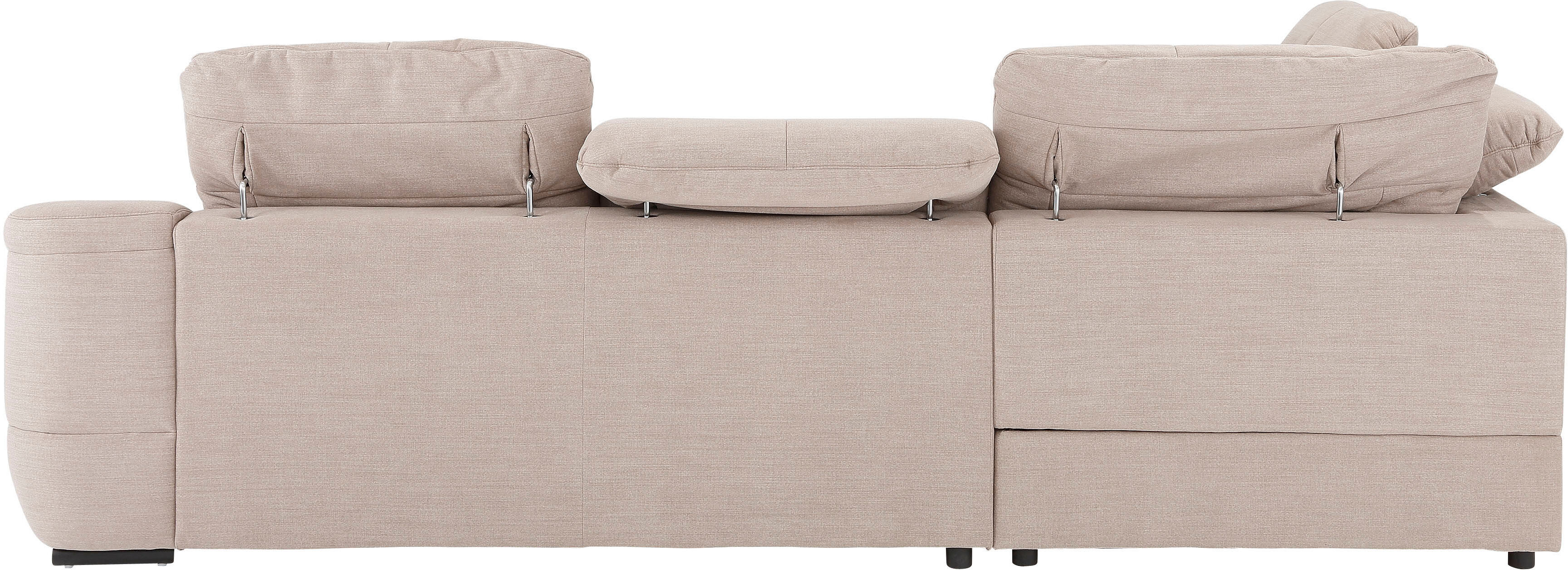 Home affaire Ecksofa »Lezáun«, Inklusive Kopfteilverstellung, auch mit... beige