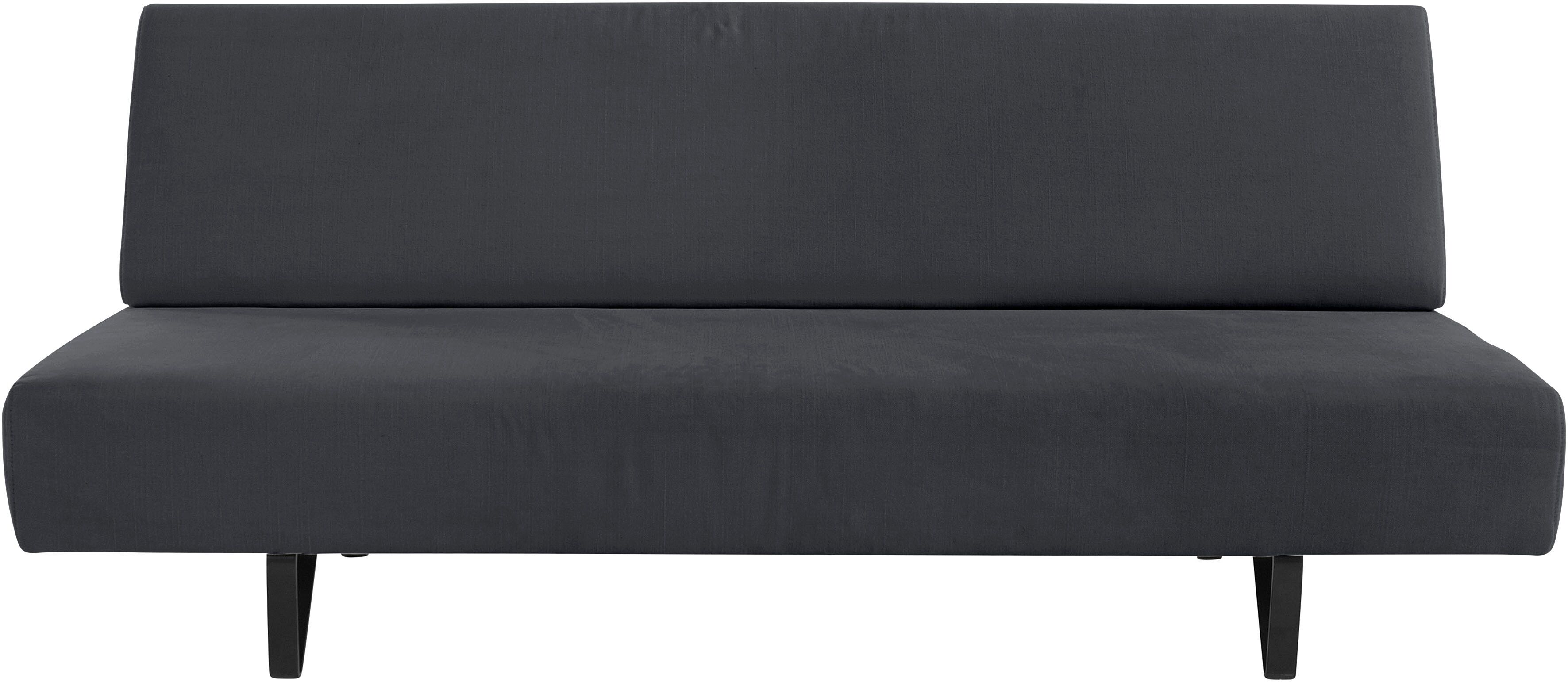 GOODproduct Schlafsofa »Joonah«, Bezugsstoffe aus recyceltem Material oder... grau