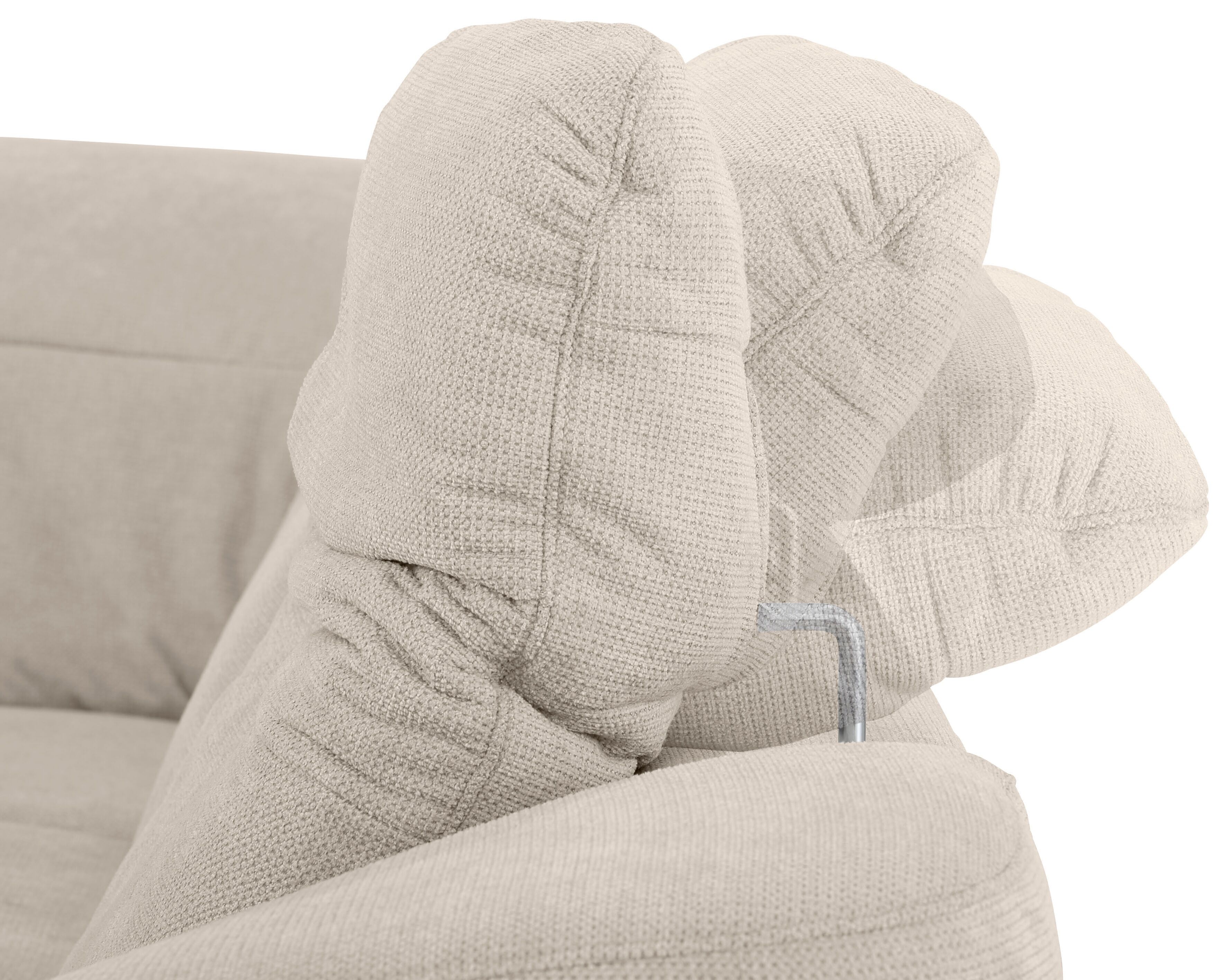 Home affaire Ecksofa »Lezáun«, Inklusive Kopfteilverstellung, auch mit... beige