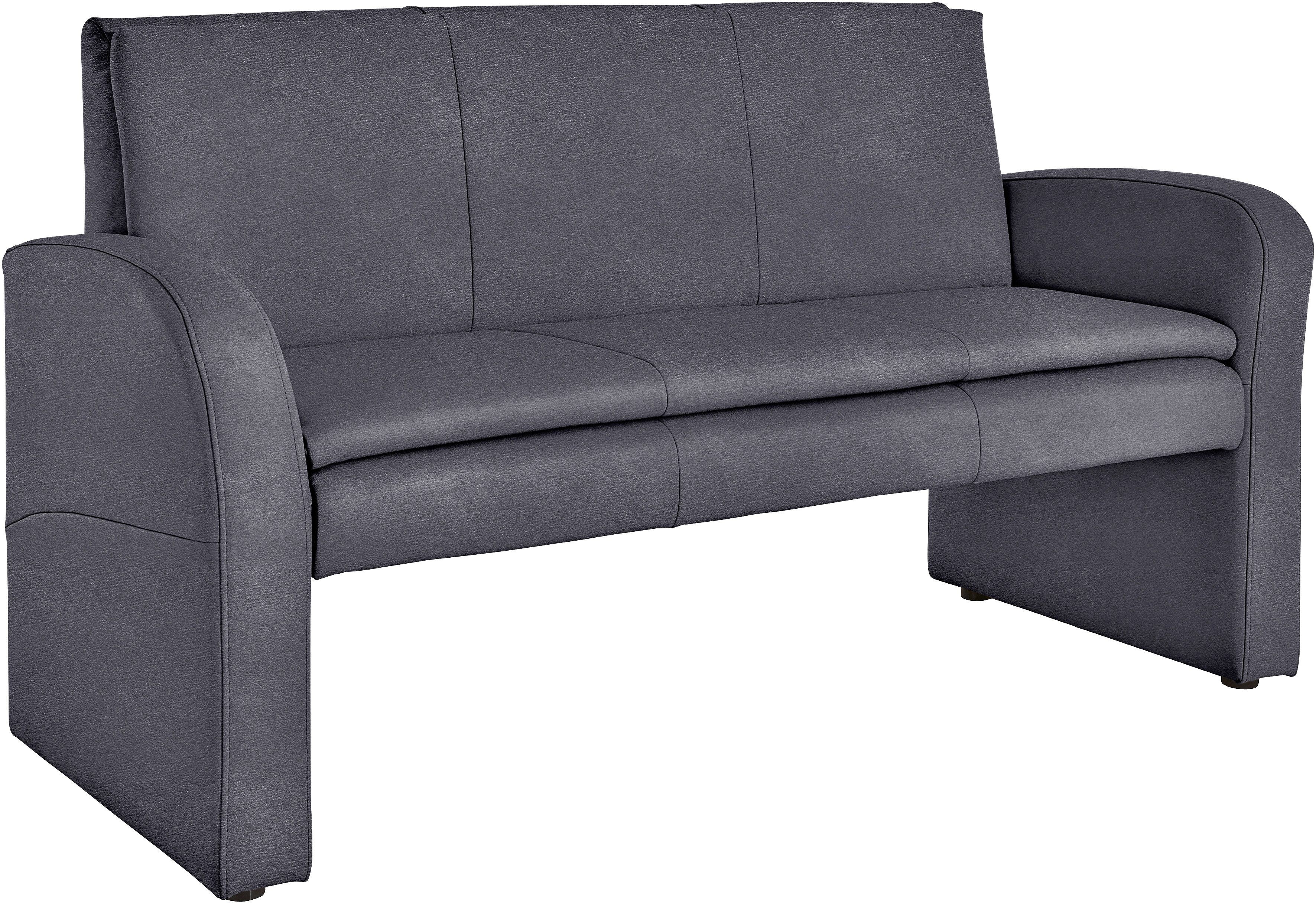 exxpo - sofa fashion Polsterbank »Cortado«, Frei im Raum stellbar grau  Luxus-Microfaser