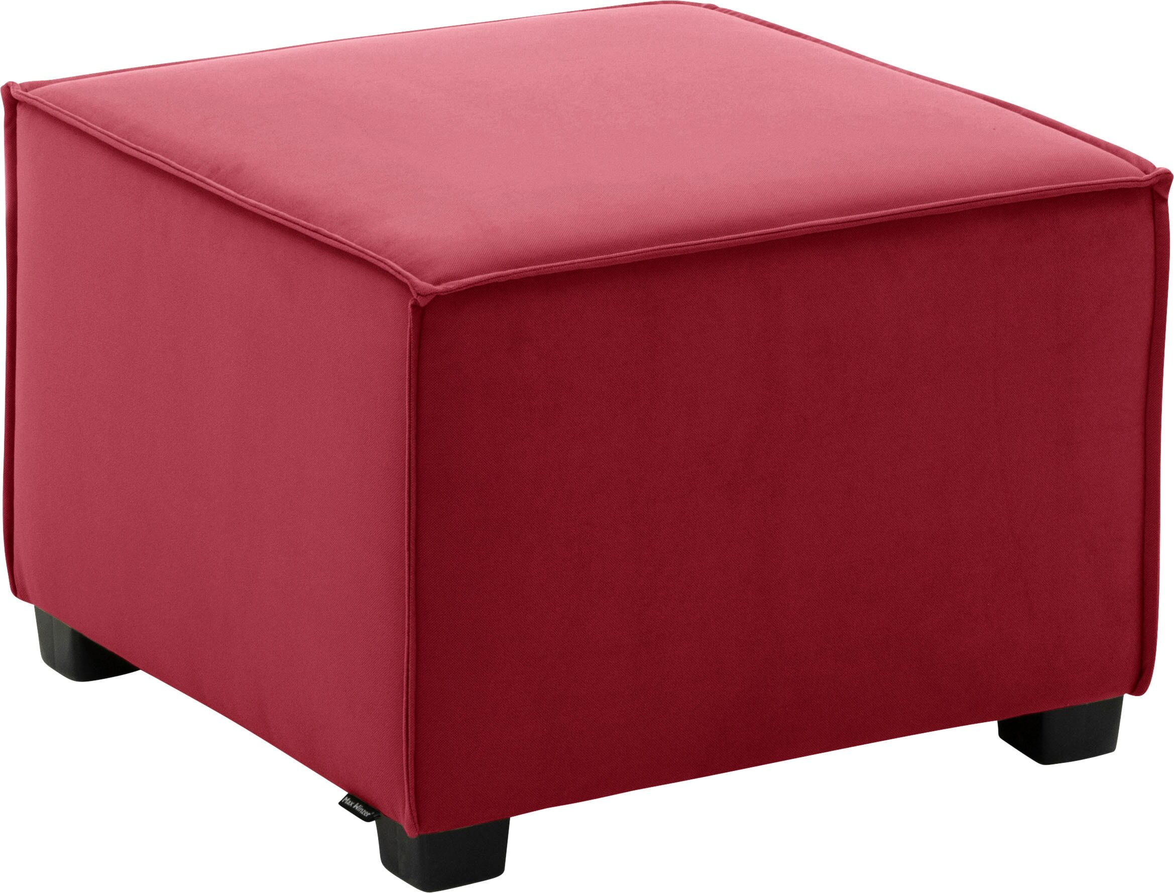 Max Winzer® Sofaelement »MOVE«, Einzelelement 60/60/42 cm, individuell... rot