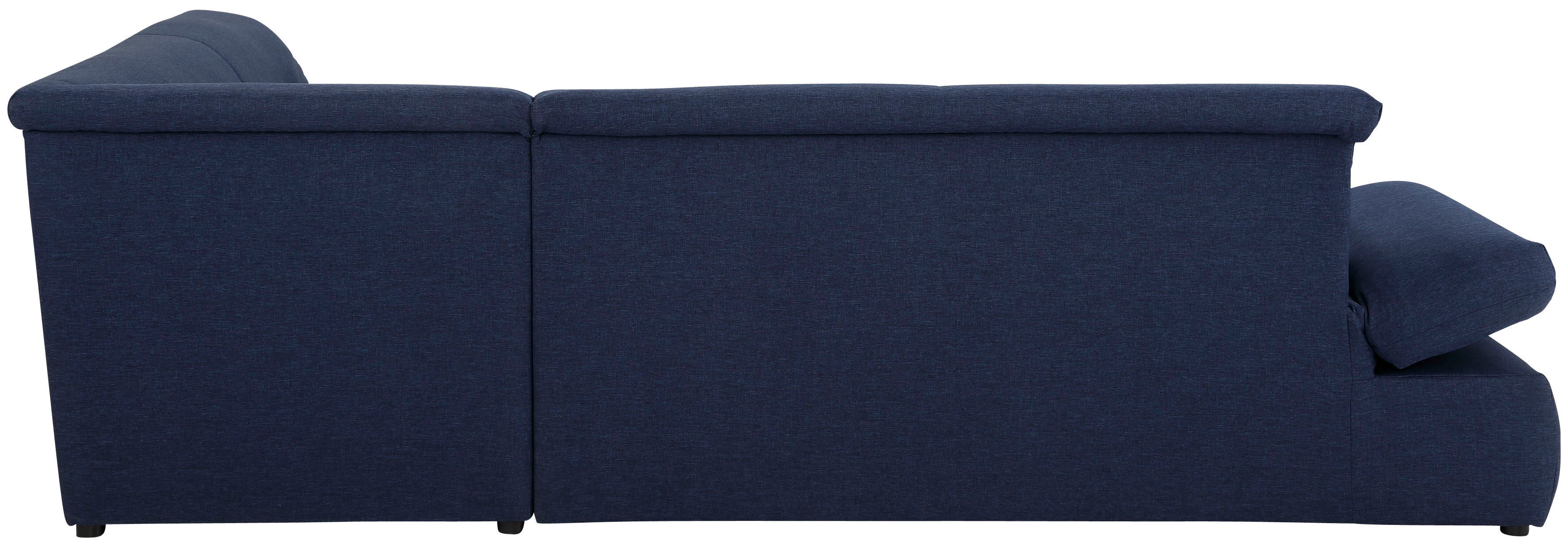 my home Ecksofa »Avesa«, Wahlweise mit Arm- und Bettfunktion, B/T/H:... blau