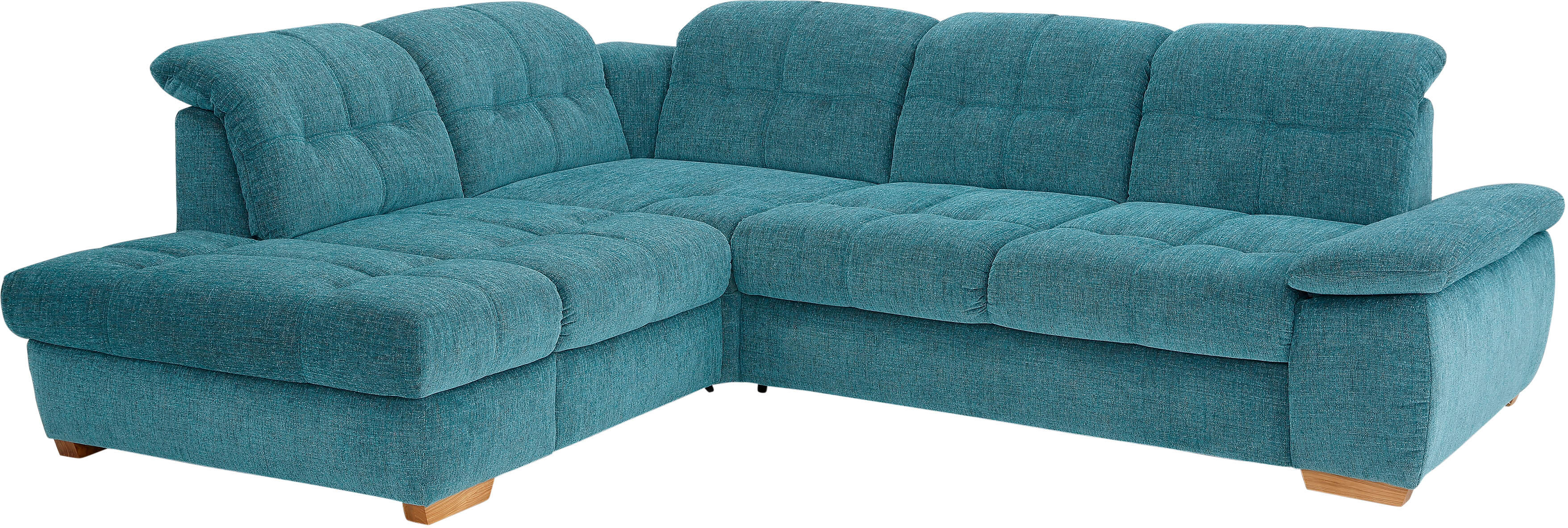 Home affaire Ecksofa »Lotus Home Luxus«, belastbar bis zu 140kg, incl.... blau