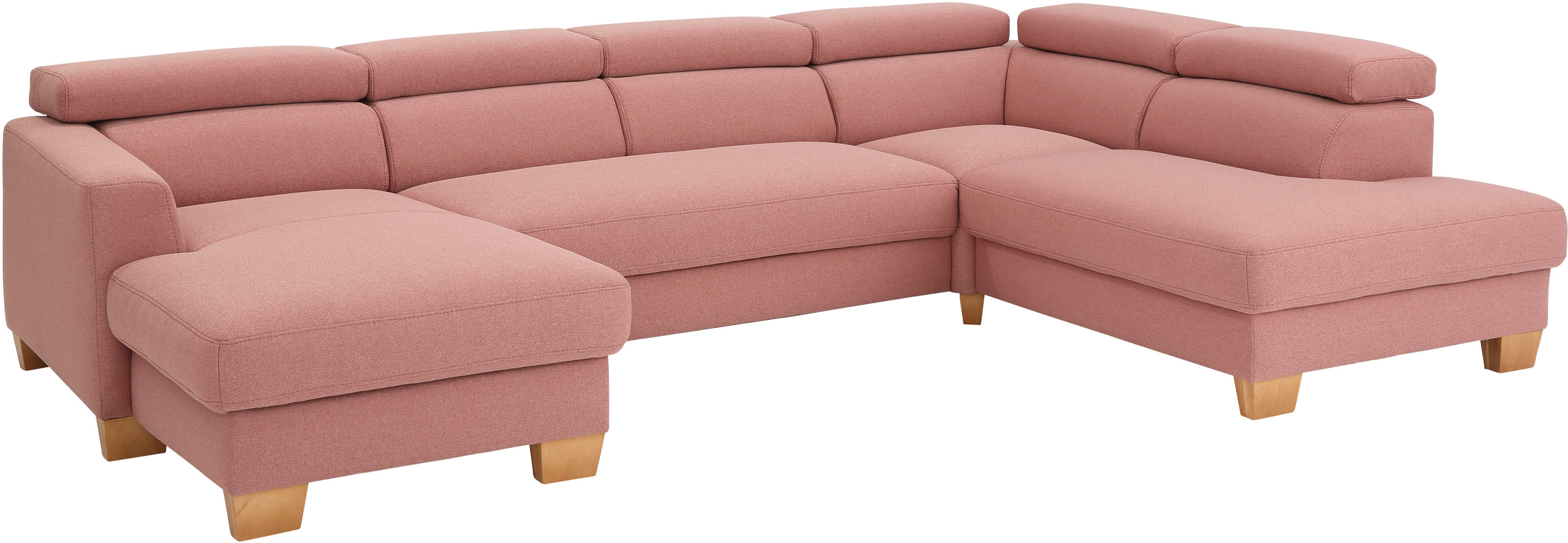 Home affaire Wohnlandschaft »Steve Premium Luxus«, bis 140kg pro Sitz... rosa