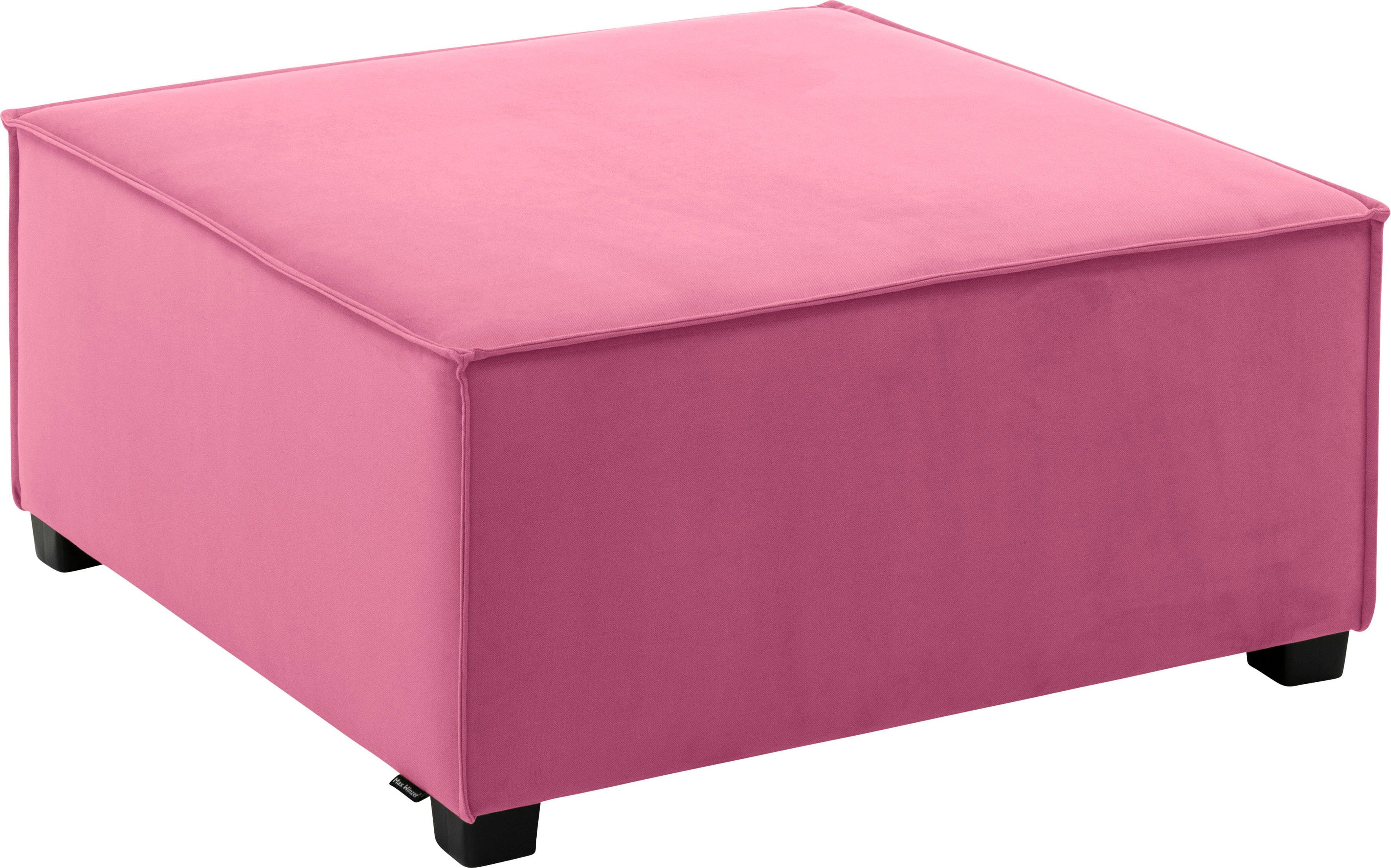 Max Winzer® Sofaelement »MOVE«, Einzelelement 90/90/42 cm, individuell... magenta hell