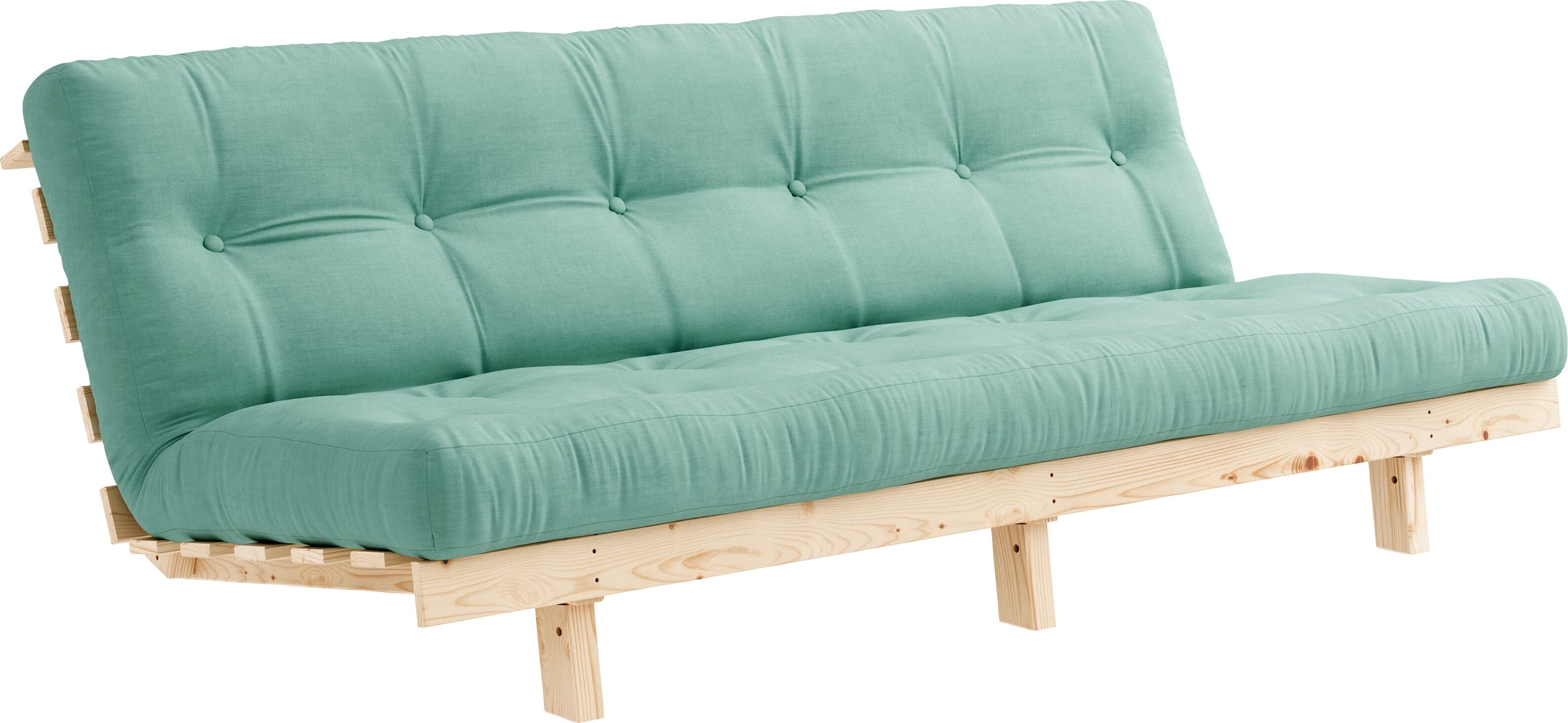 Karup Design Schlafsofa »Lean«, (2 St.), mit Bettfunktion und Futonmatratze grün