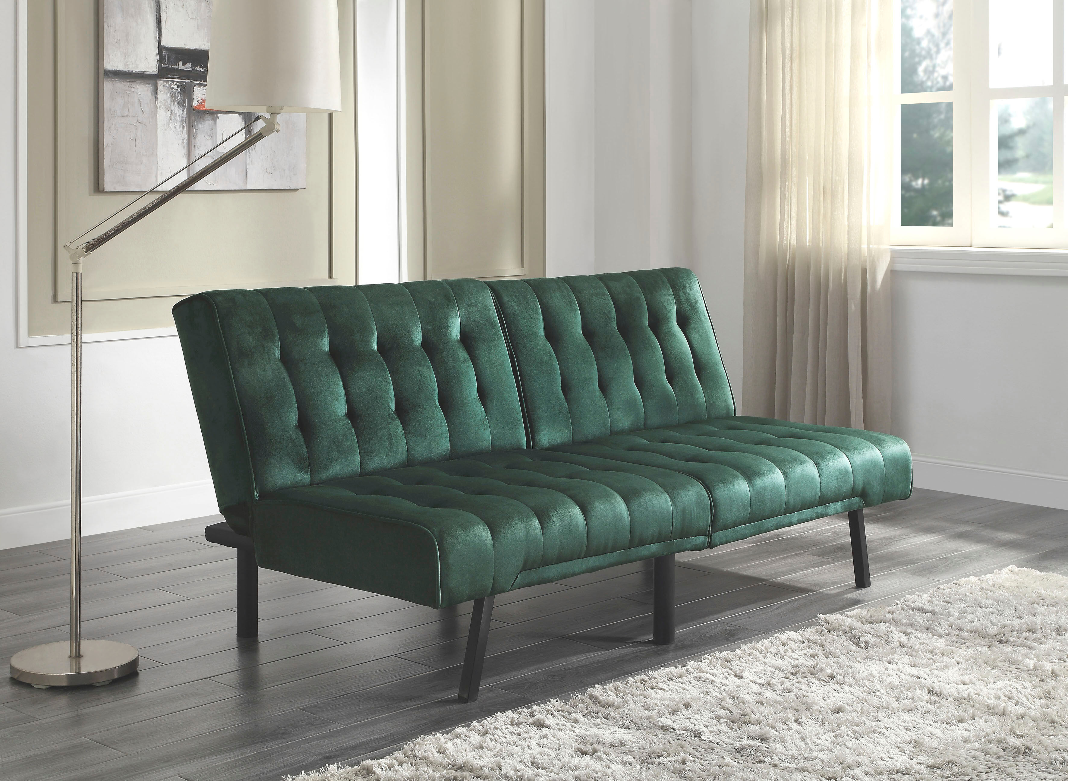 ATLANTIC home collection 2-Sitzer, mit 3-stufiger Rasterfunktion im Rücken grün