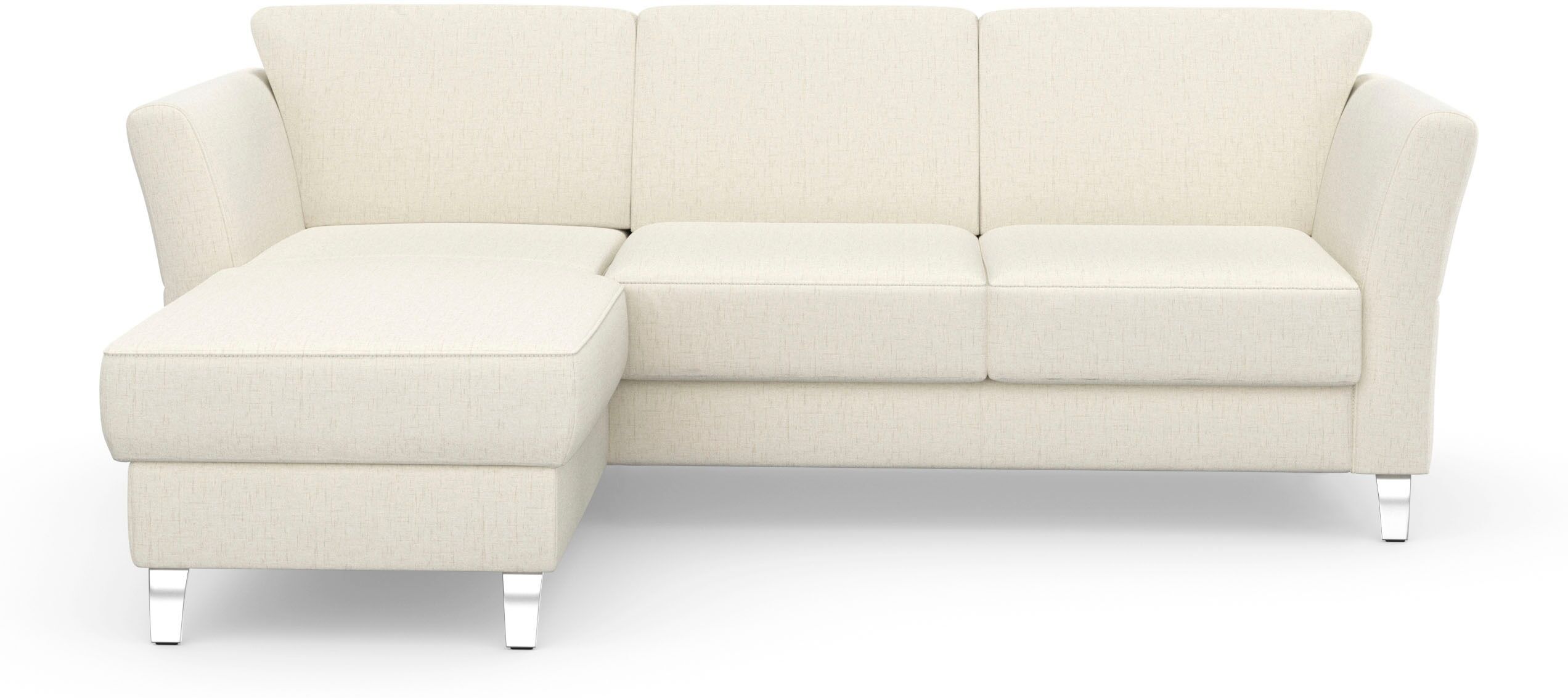 sit&more Ecksofa »Visby V«, wahlweise mit Bettfunktion und Bettkasten, frei... beige