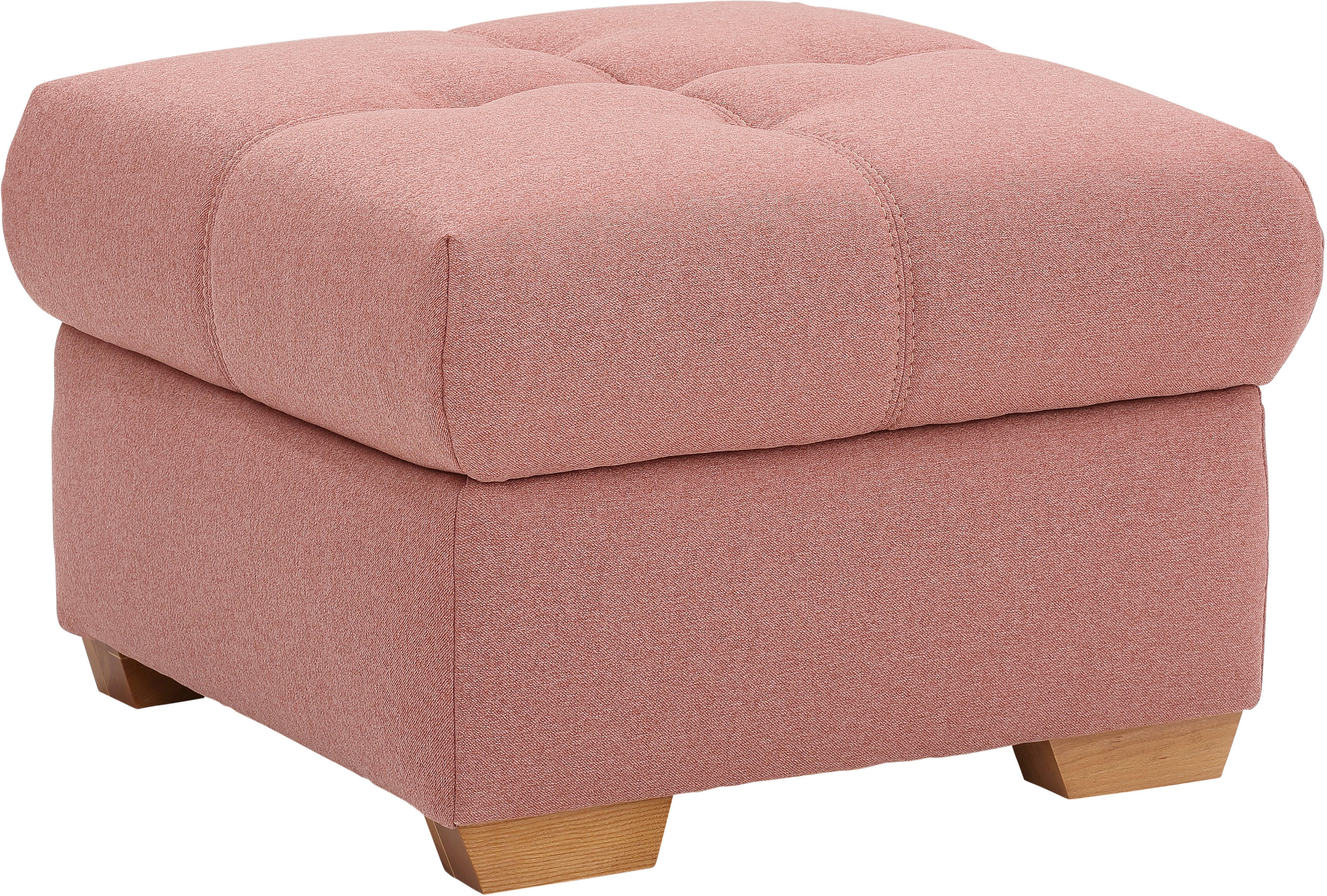 Home affaire Polsterhocker »Lotus Home Luxus«, passend zu "Lotus Home Luxus",... rosa