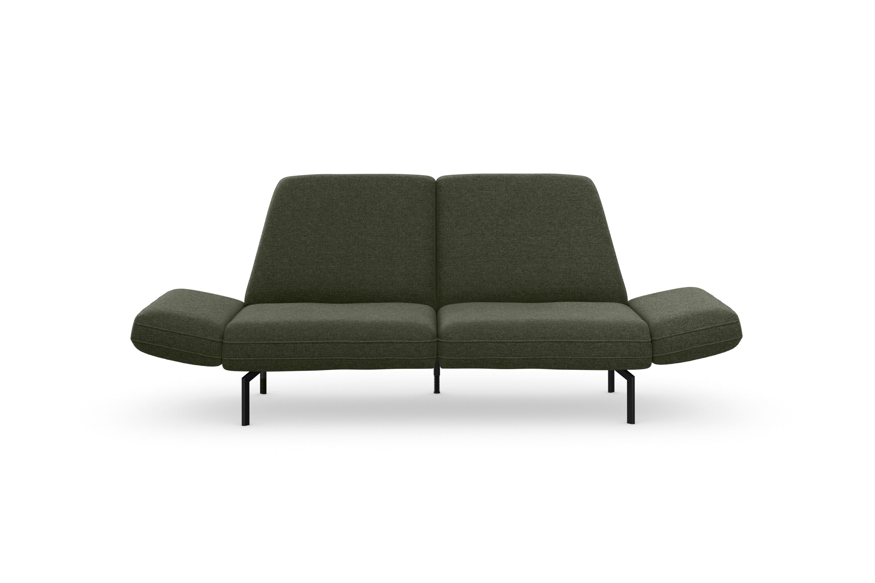 DOMO collection 2,5-Sitzer »Avellino«, mit Arm- und Rückenfunktion grün