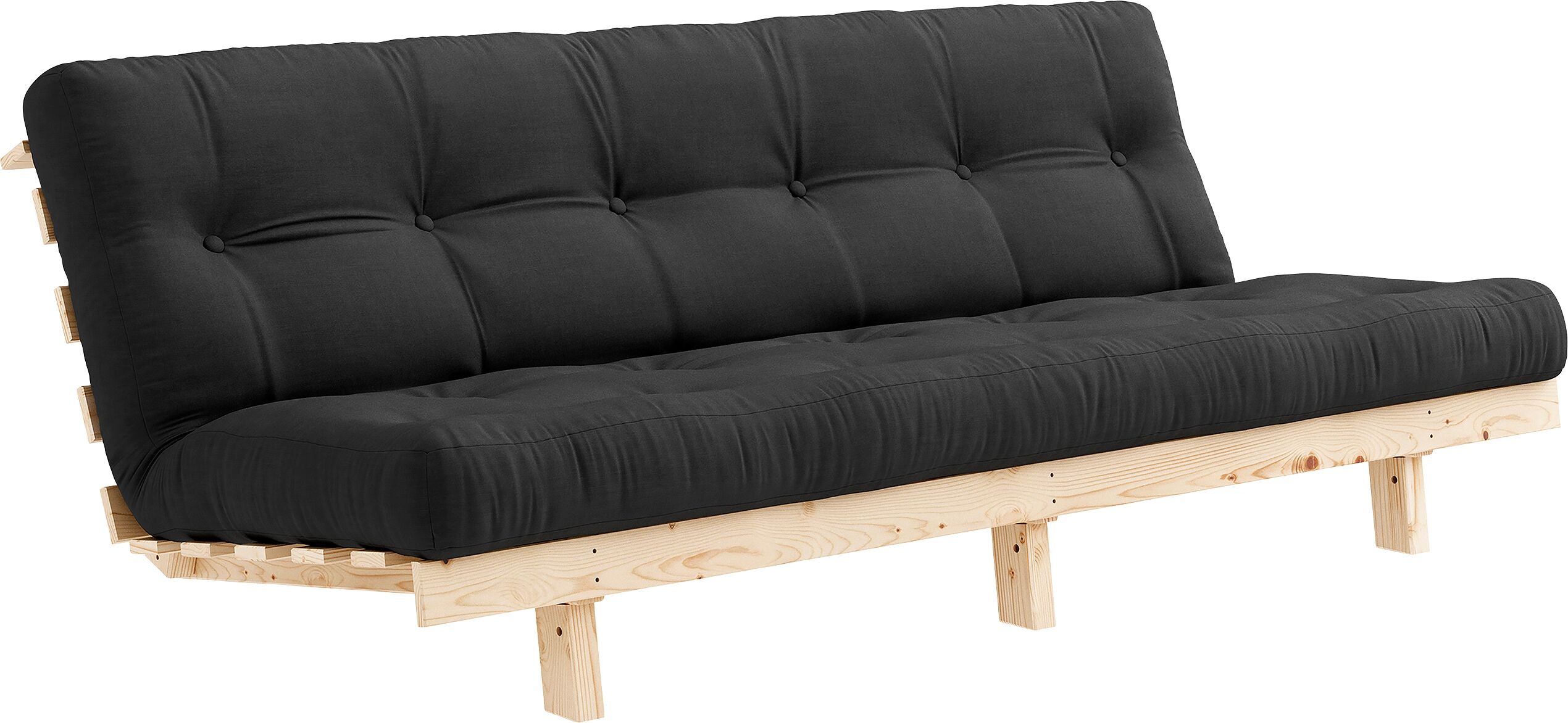 Karup Design Schlafsofa »Lean«, (2 St.), mit Bettfunktion und Futonmatratze grau